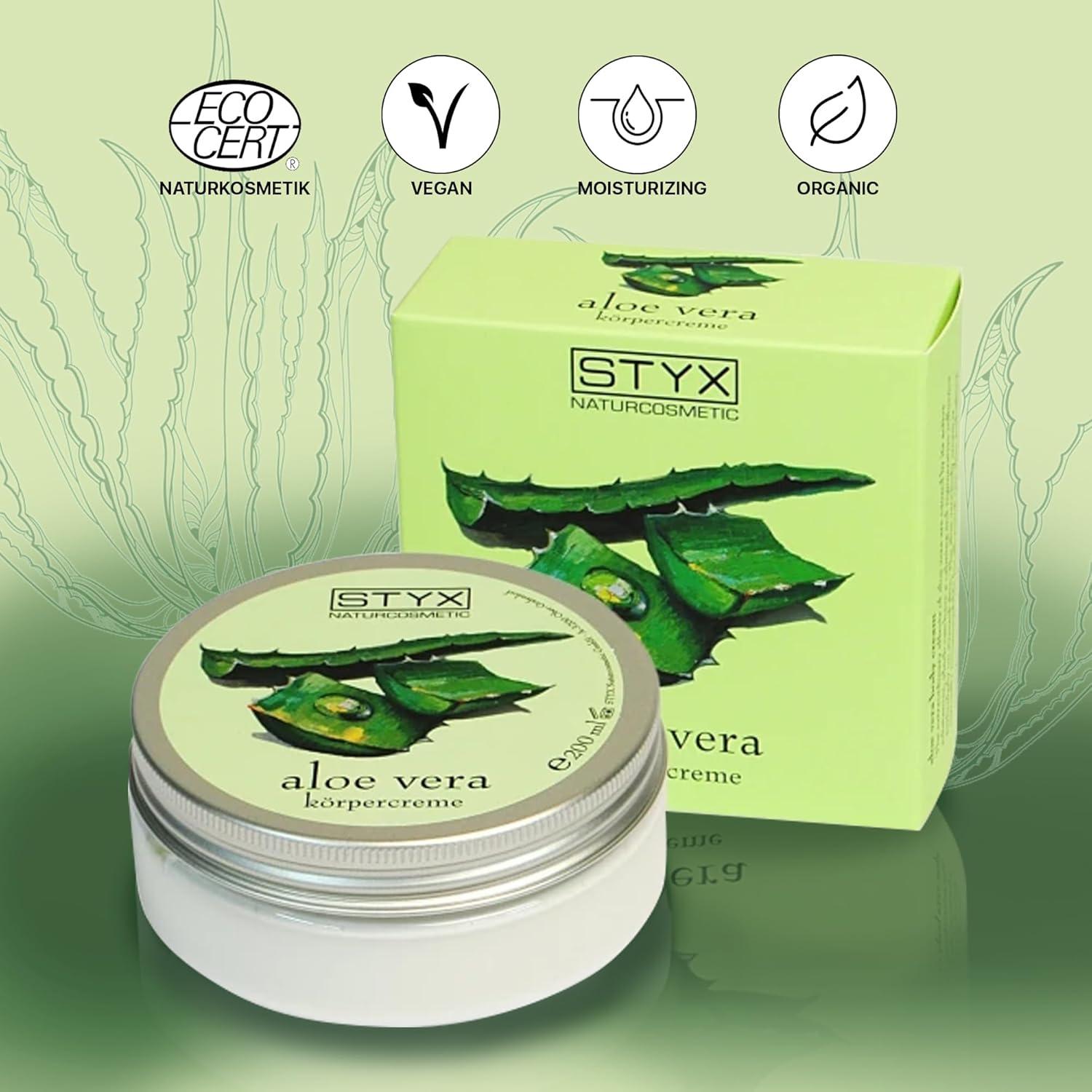 Crema Corporal Aloe Vera Styx 200g - Hidratante Vegano