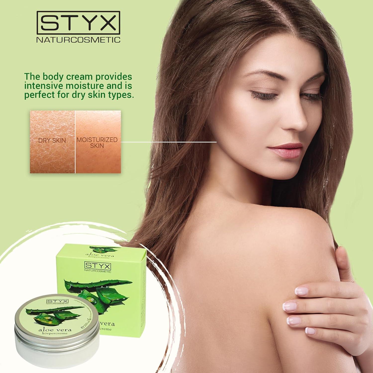Crema Corporal Aloe Vera Styx 200g - Hidratante Vegano