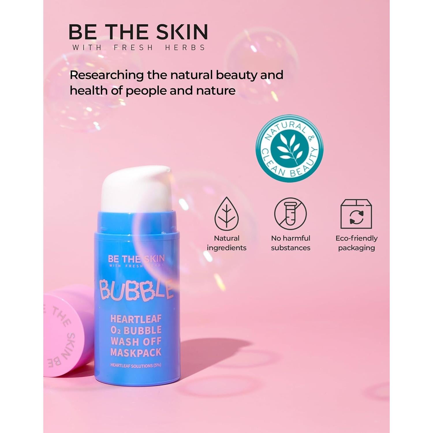 Mascarilla Burbujeante O2 Heartleaf - Limpieza Profunda 48g