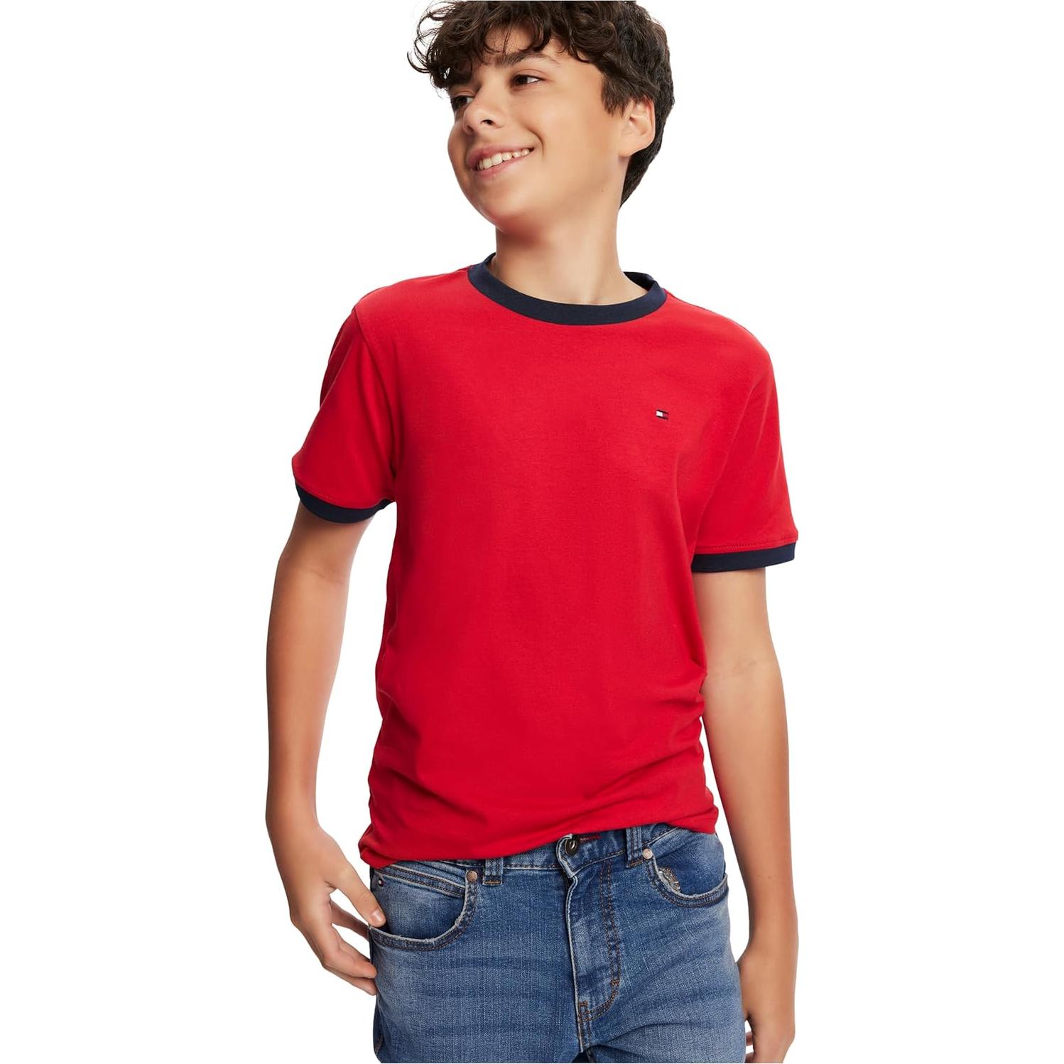 Camiseta Roja Ken Tommy Hilfiger Niños 12-14 Años