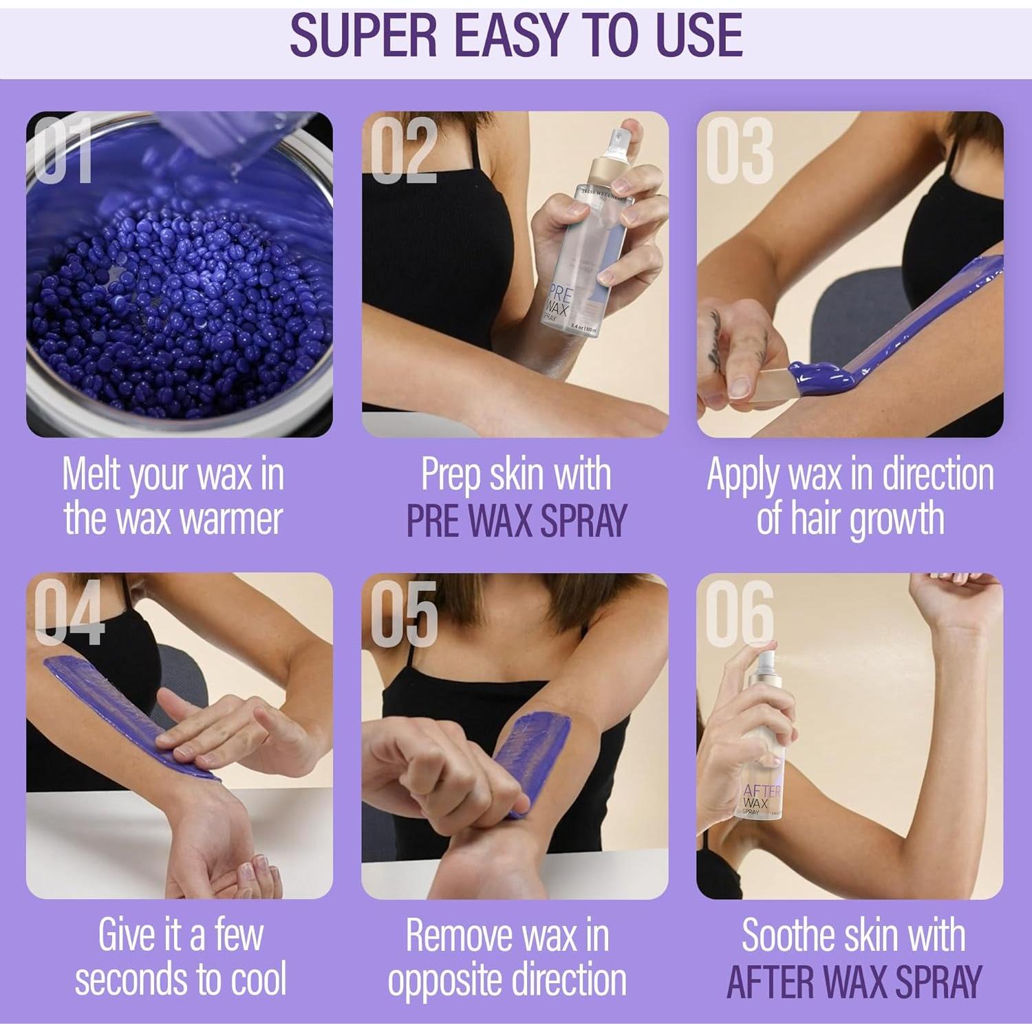 Kit Cuidado Piel Pre y Post Depilación Tress Wellness 200ml