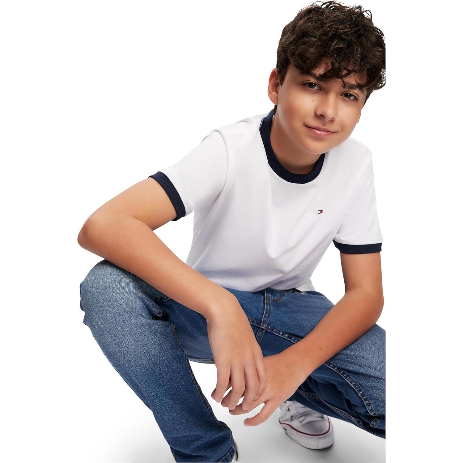 Camiseta Tommy Hilfiger Niños Ken Blanco 12-14 años