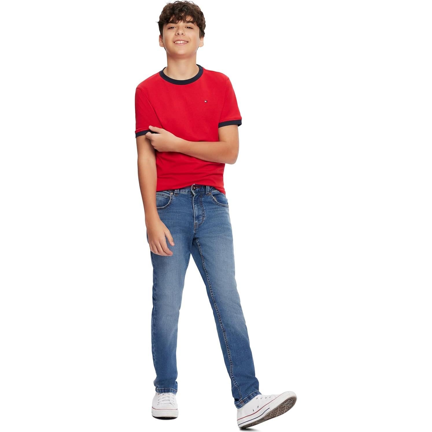 Camiseta Tommy Hilfiger Niños Ken Roja 3T Casual