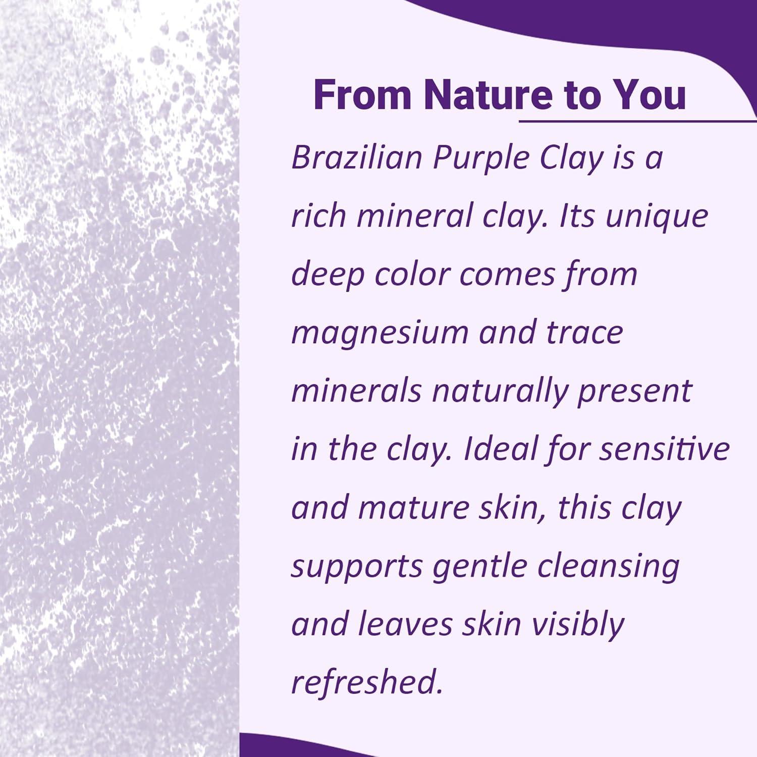 Polvo de Arcilla Púrpura Brasileña mi nature 100g - Cuidado Facial