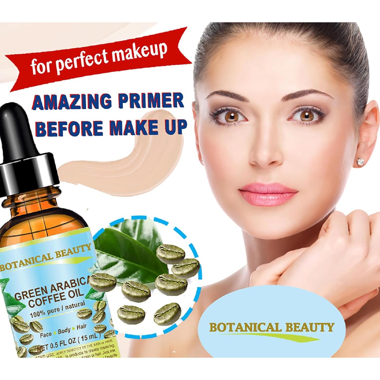 Aceite de Café Árabe Verde 30 ml 100% Puro Antienvejecimiento