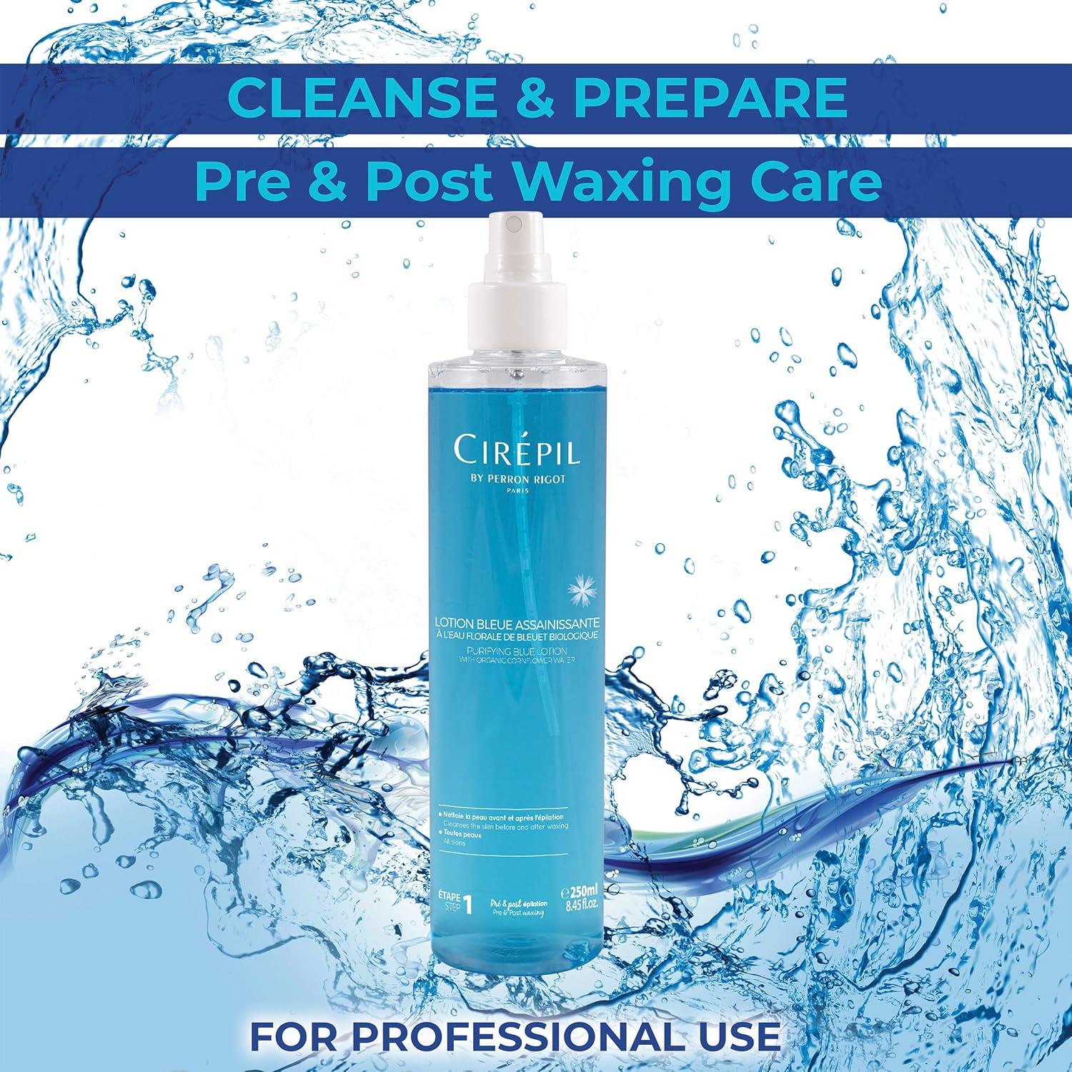 Cirepil Loción Purificante Azul 250ml - Pre y Post Cera Profesional