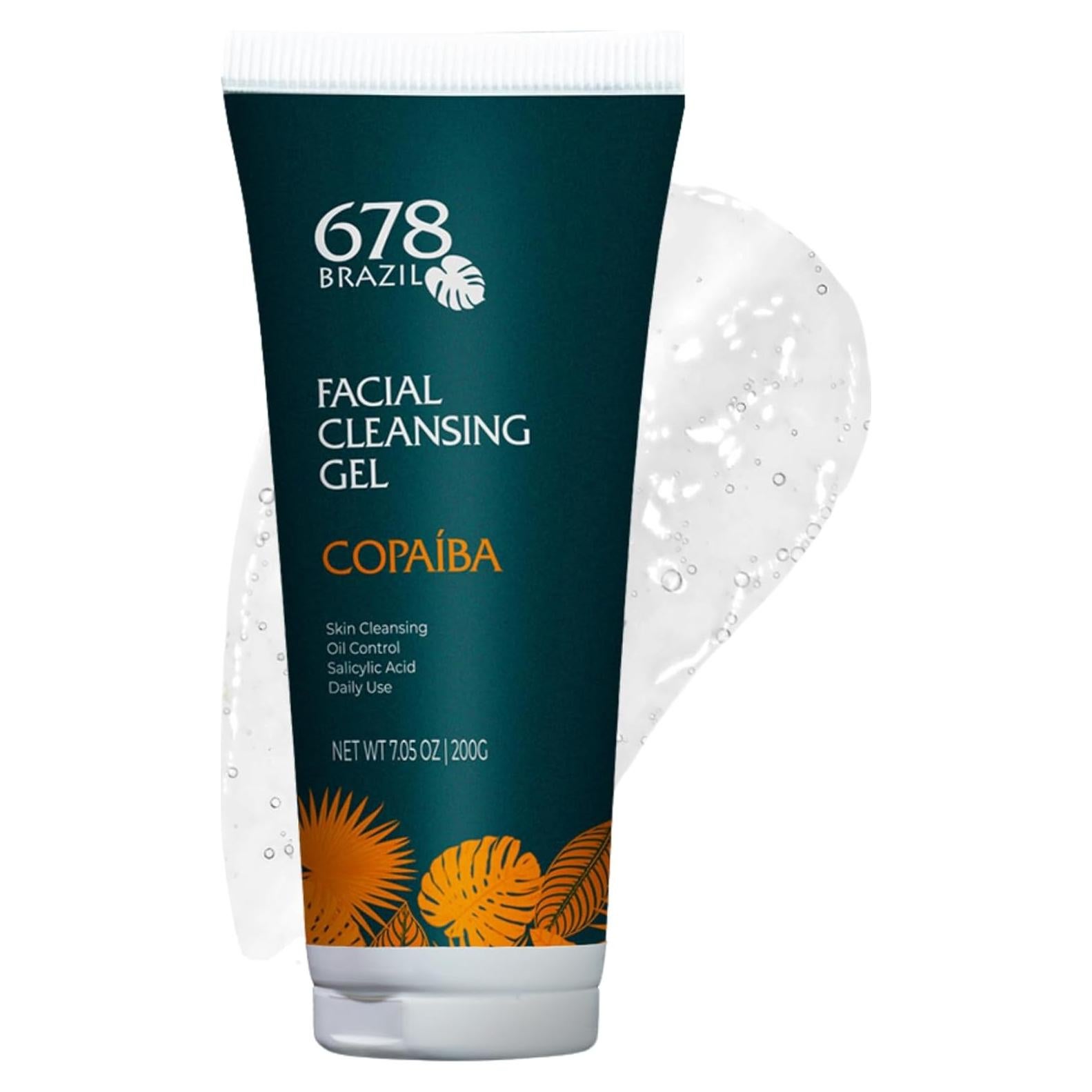 Gel Limpiador Facial 678Brazil 200g - Control de Aceite y Acné