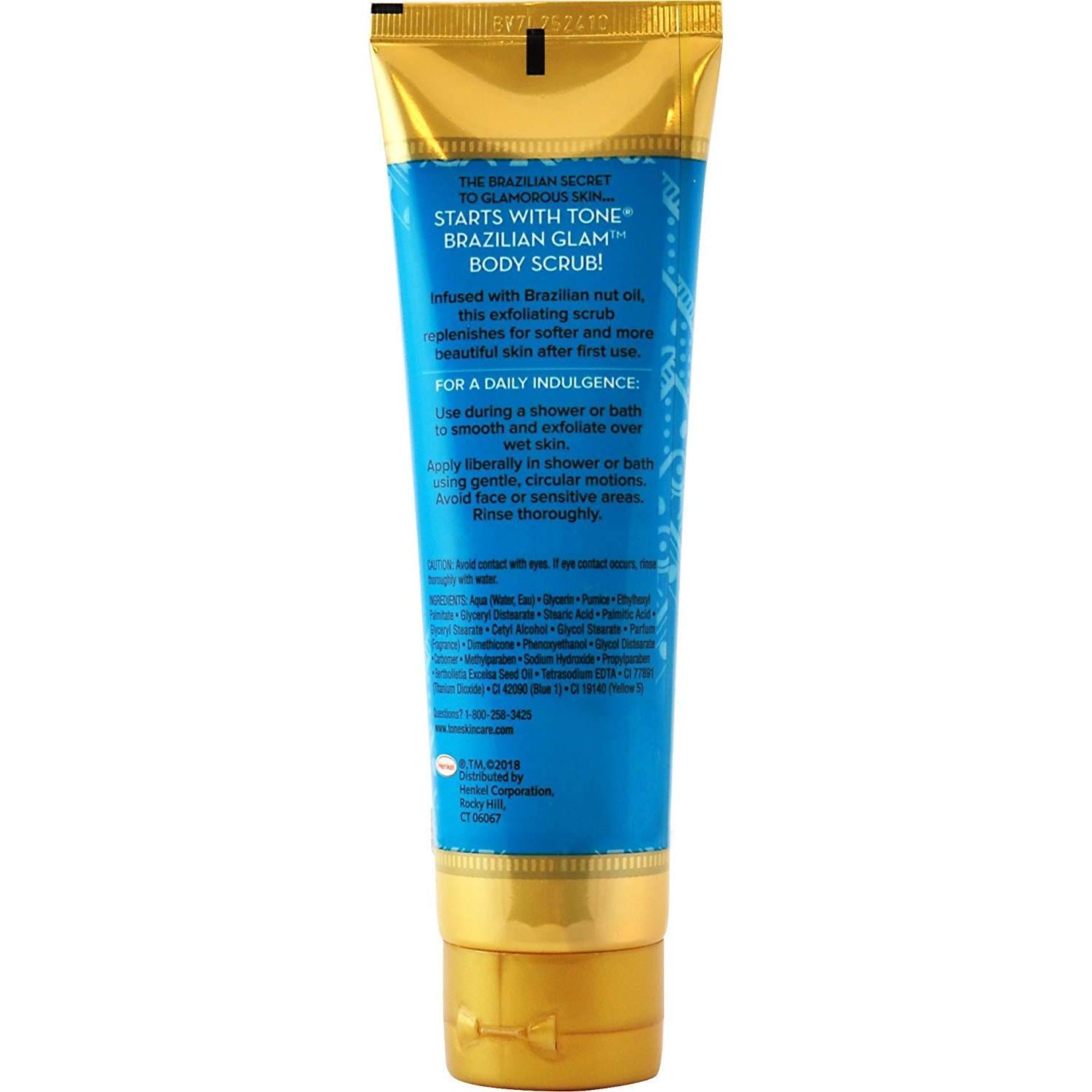 Exfoliante Corporal Glamour Brasileño 2 Tubos 133 mL