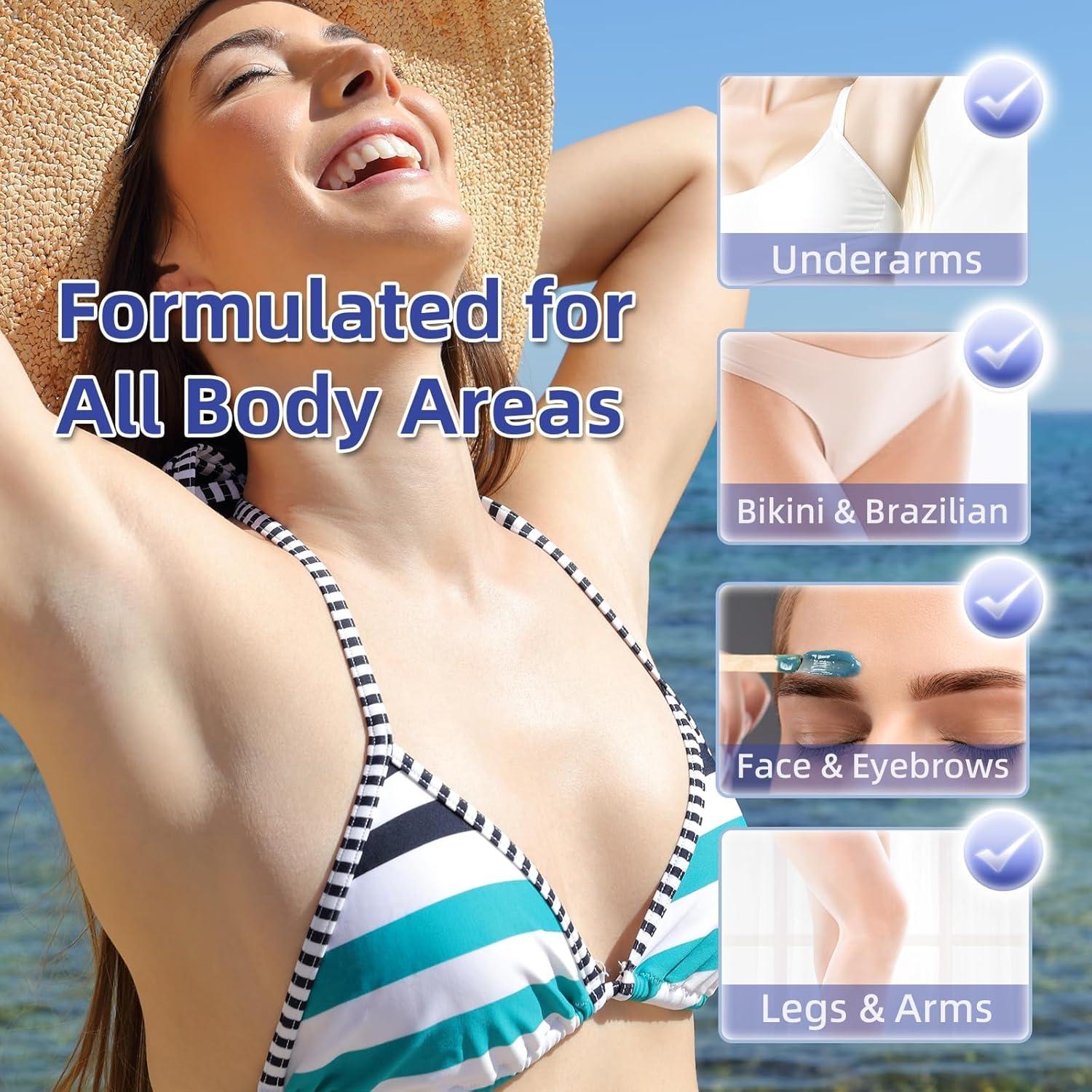 Perlas de Cera Dura Urperf 0.5kg para Depilación Piel Sensible