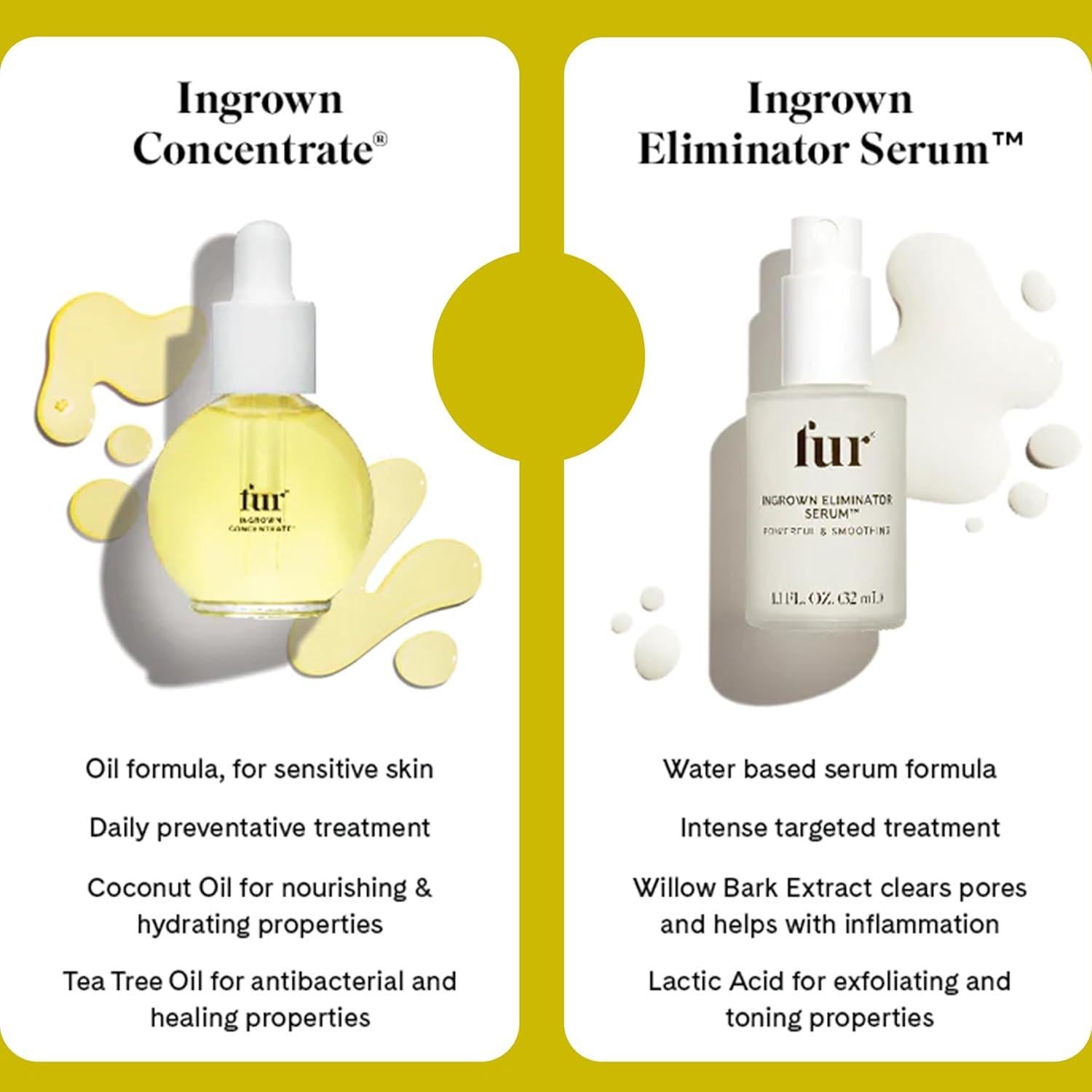 Suero Eliminador de Vellos Encarnados Fur 32.5 ML - Cuidado Piel