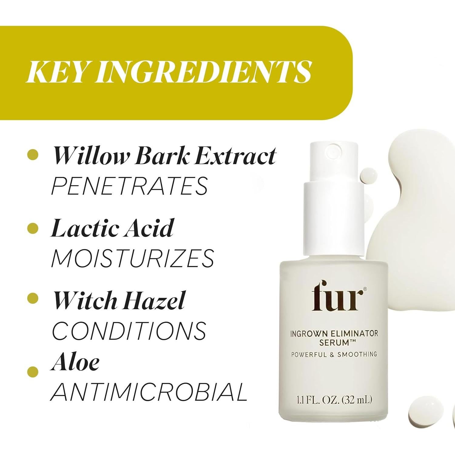 Suero Eliminador de Vellos Encarnados Fur 32.5 ML - Cuidado Piel