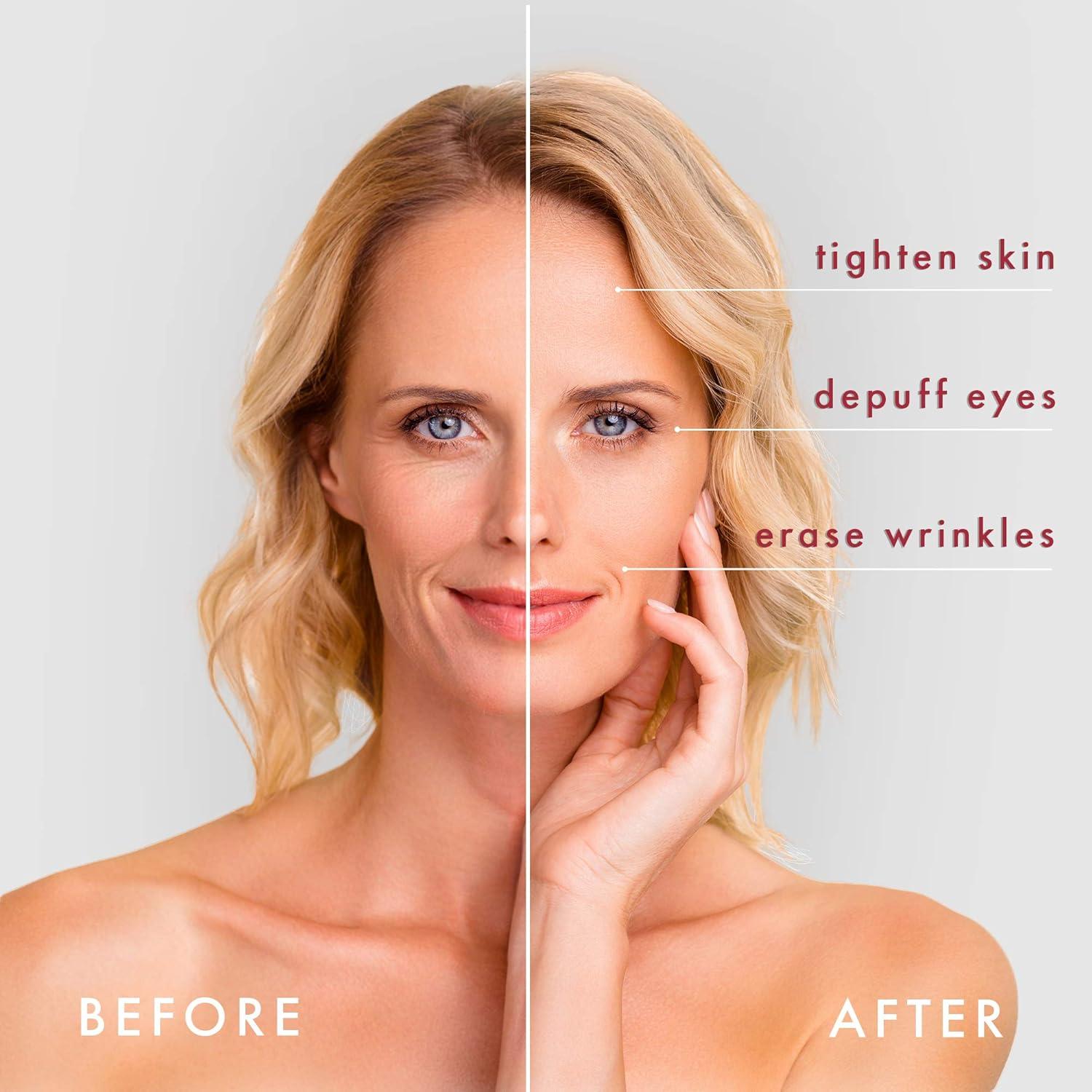 Rodillo de Masaje Facial Fancii de Cuarzo Rosa 14.5 cm