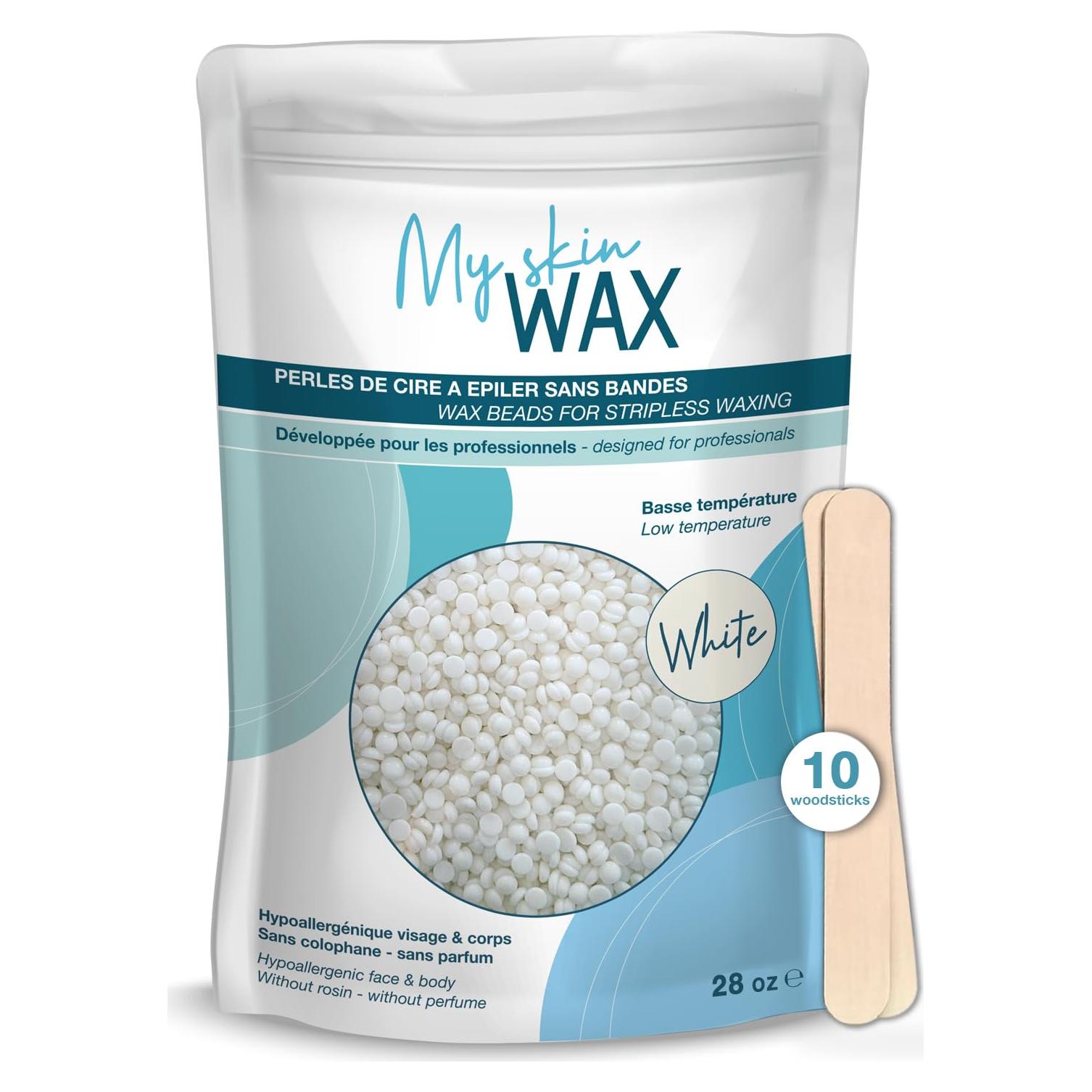 Perlas de Cera Dura Hipoalergénica Mi Cera de Piel 800g