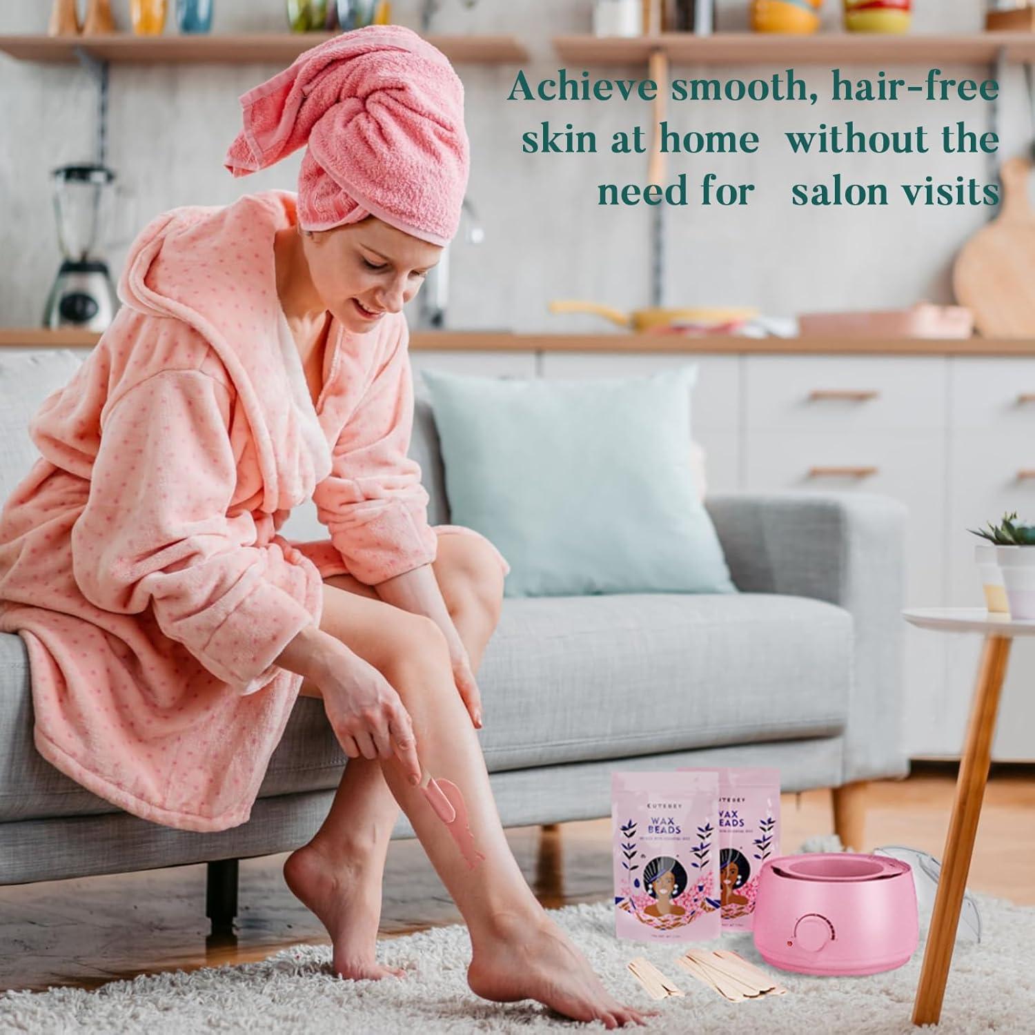 Kit de Cera Depilatoria Cutebey para Piel Sensible 1.86kg