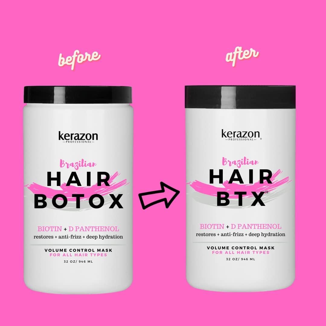 Mascarilla Capilar KERAZON BTX 946ml - Alisado y Hidratación
