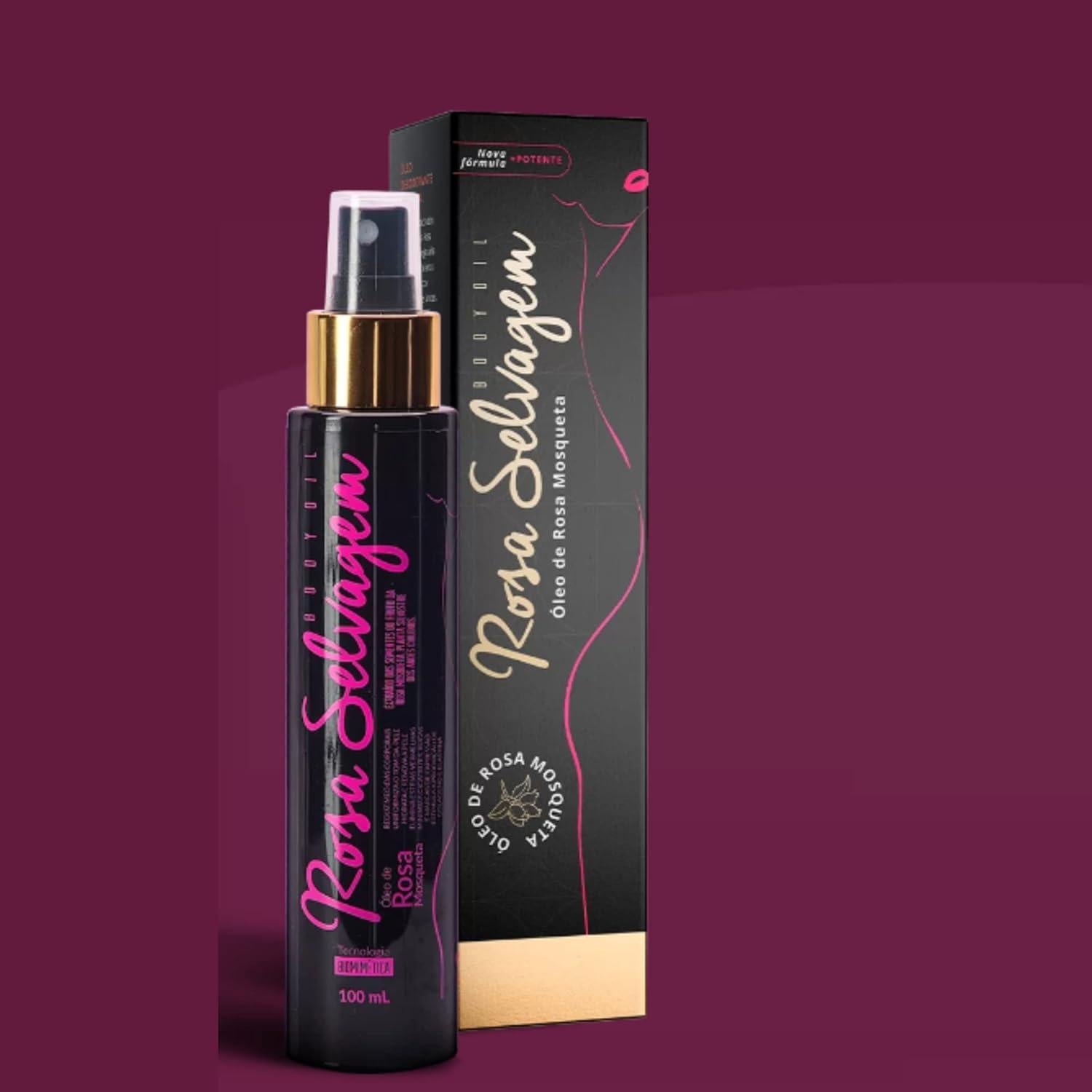 Aceite Rosa Selvagem 100ml - Cuidado Piel, Manchas y Estrías