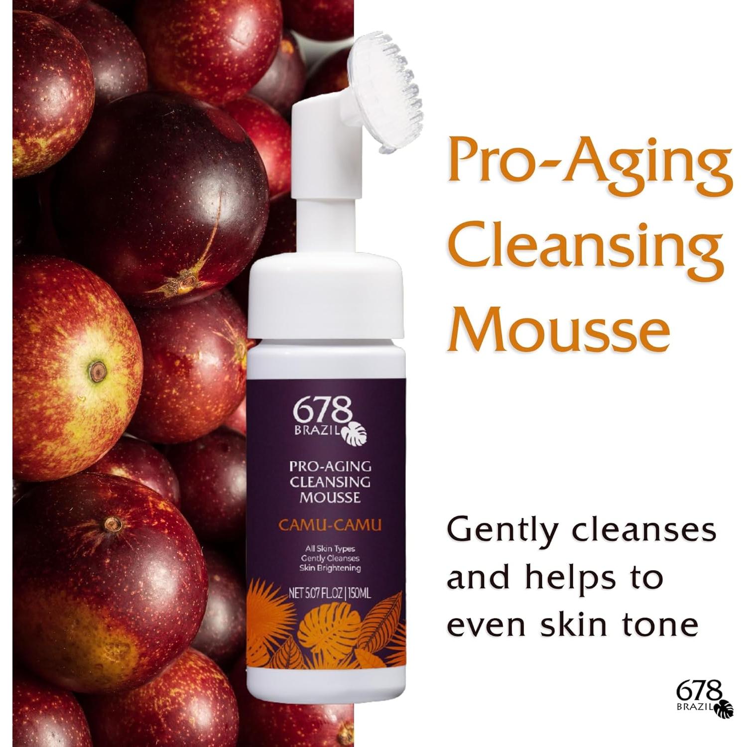 Mousse Limpiadora Pro-Aging 678Brazil 150 ml - Todos Tipos de Piel