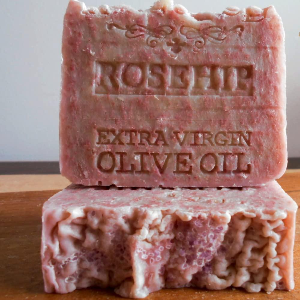 Jabón Vegano Natural Rosa Mosqueta 198g - Hecho a Mano
