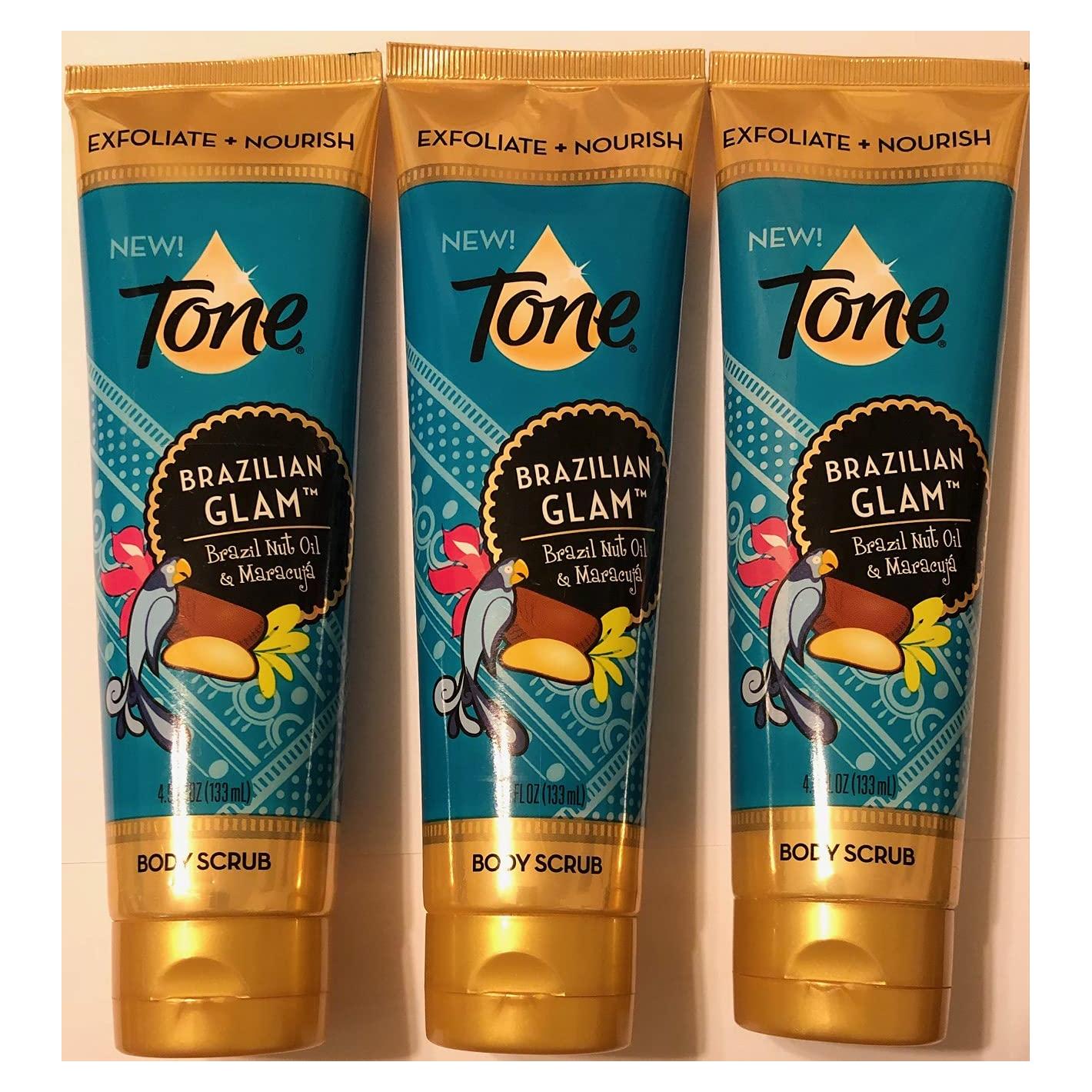 Exfoliante Corporal Glamour Brasileño - 3 Tubos de 133 mL