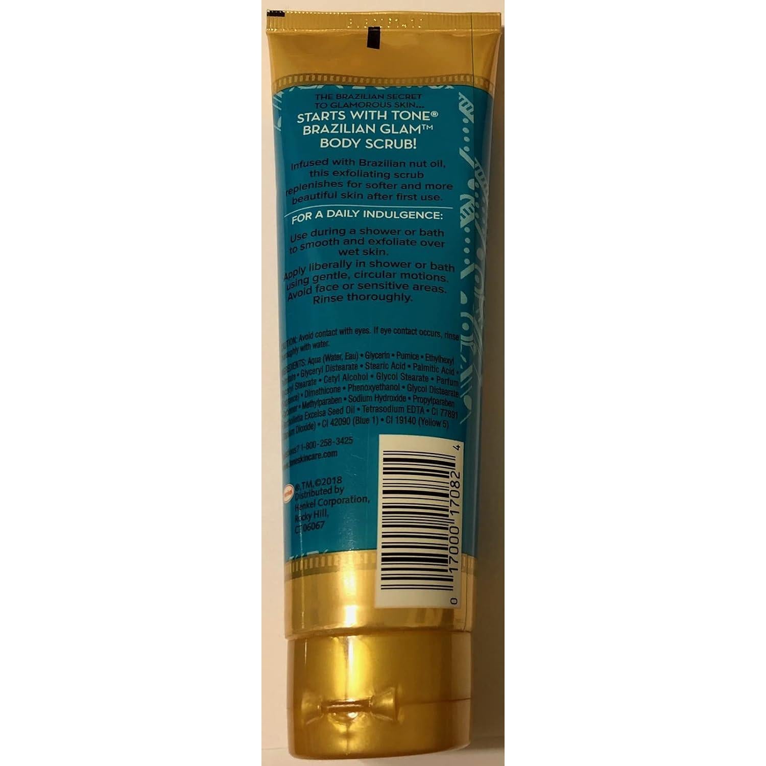 Exfoliante Corporal Glamour Brasileño - 3 Tubos de 133 mL