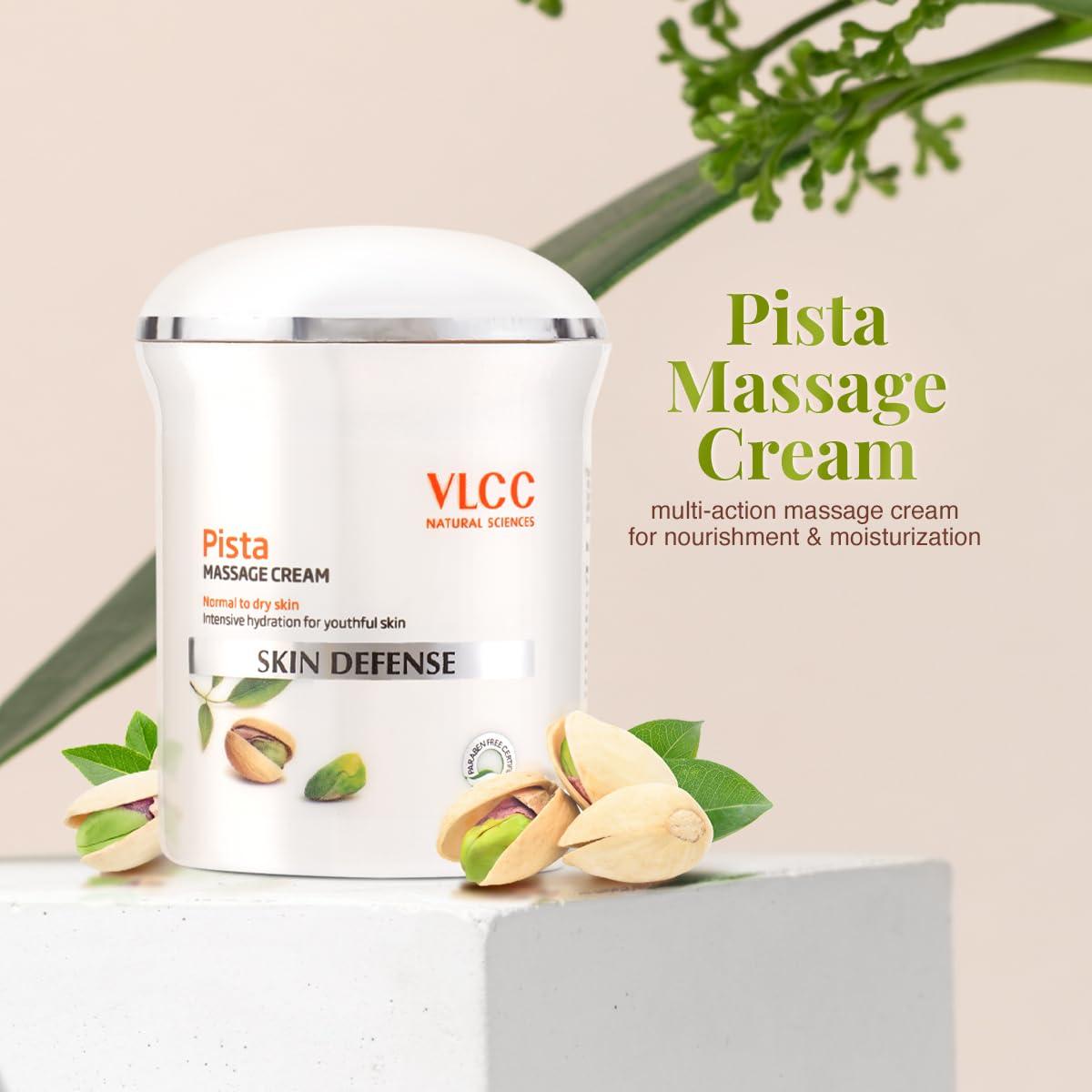 Crema de Masaje VLCC Pistacho 50g - Hidratación y Protección