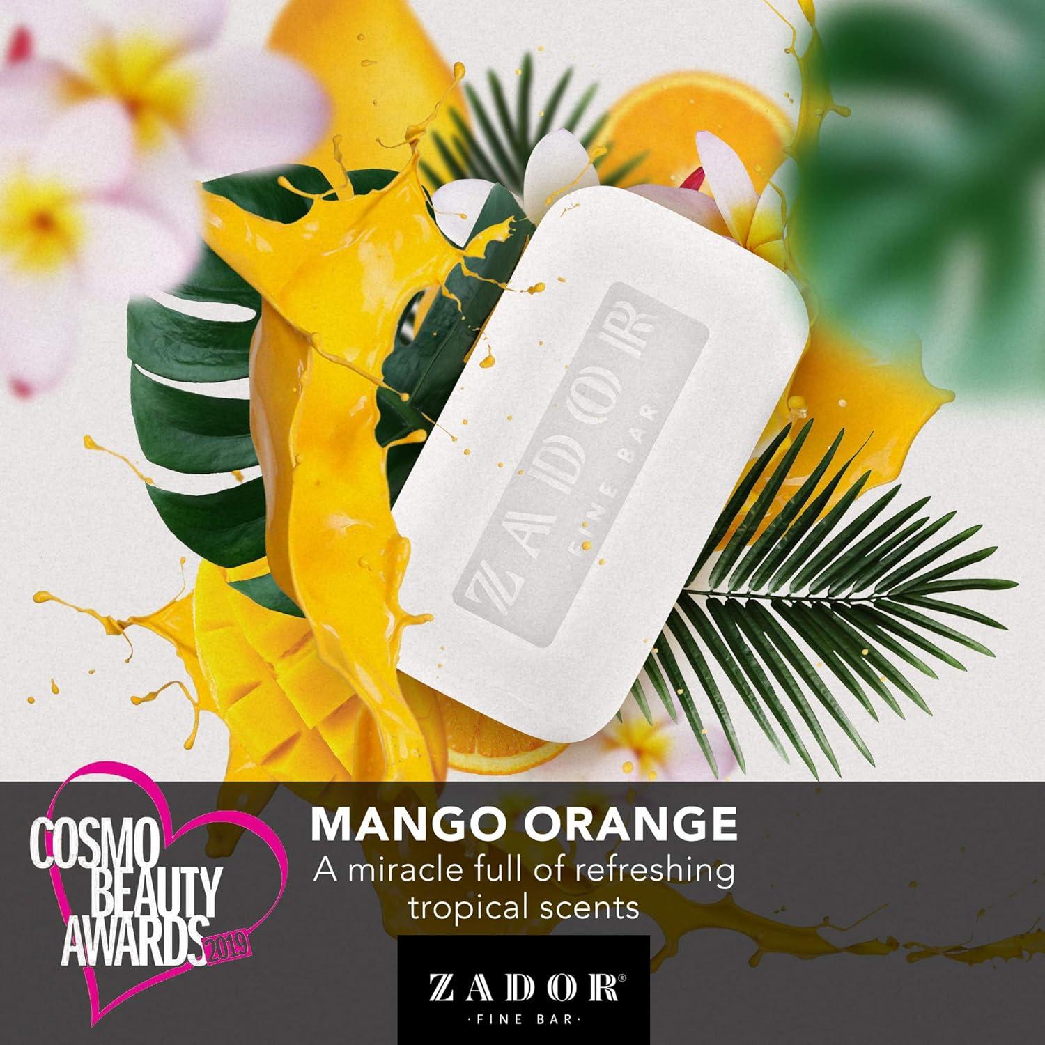 Jabón Orgánico Zador Mango Naranja - 159 g Hidratante