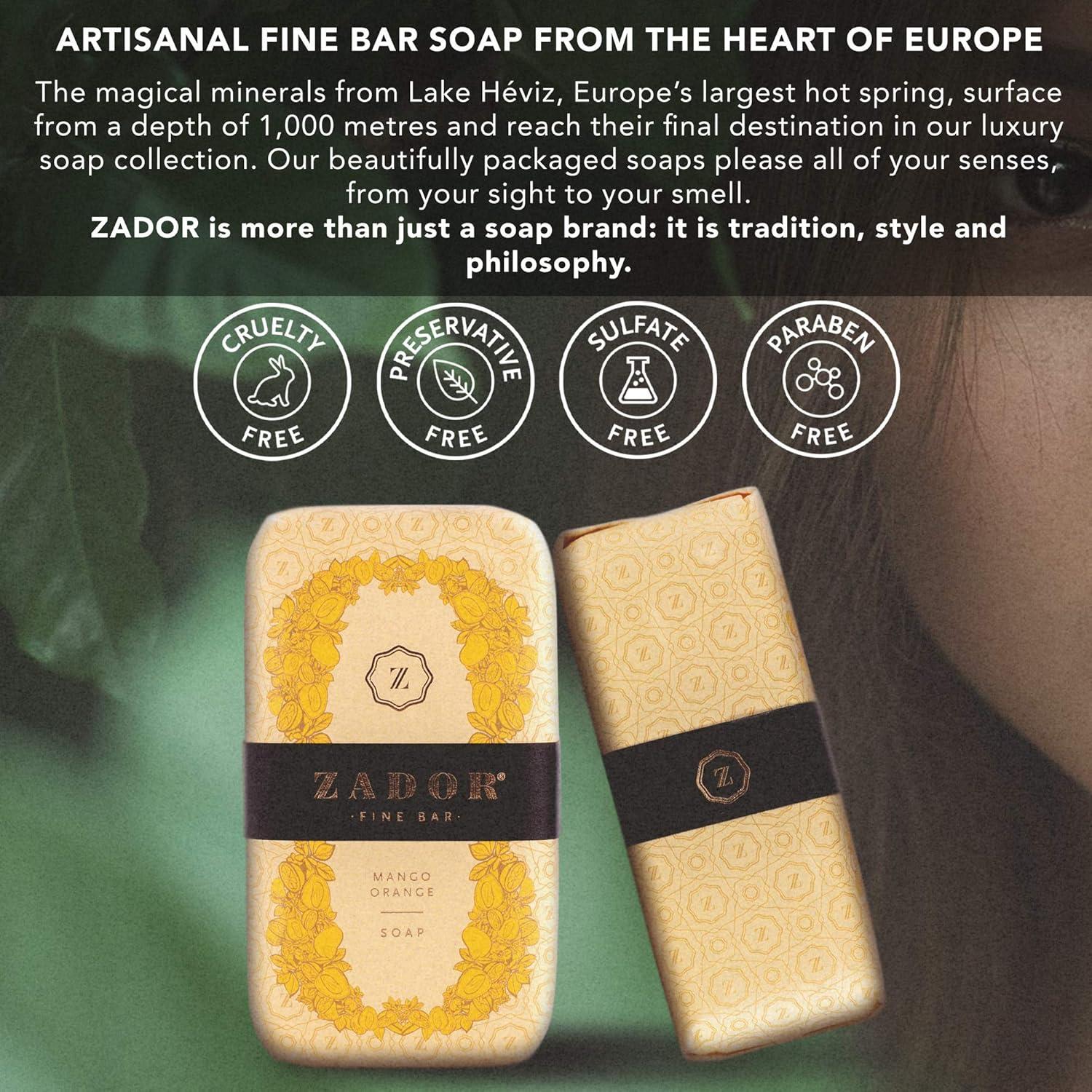 Jabón Orgánico Zador Mango Naranja - 159 g Hidratante