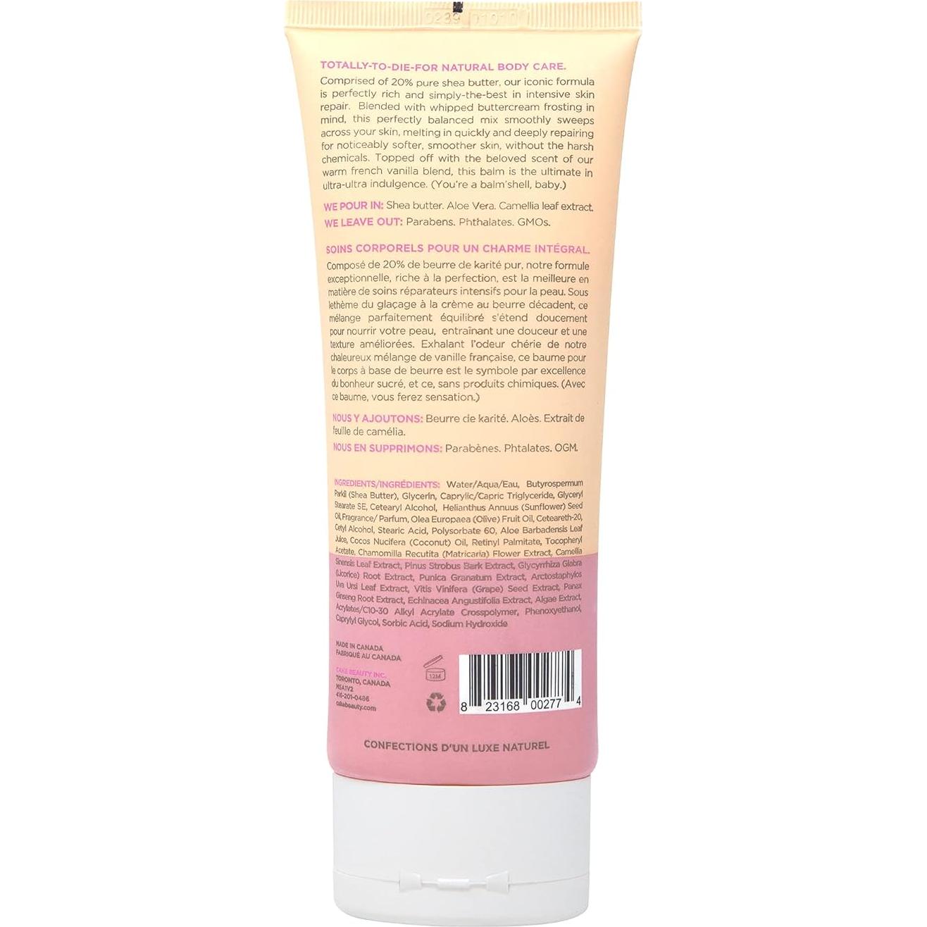 Loción Corporal Vegana Cake Beauty 198.4g - Leche de Avena y Karité