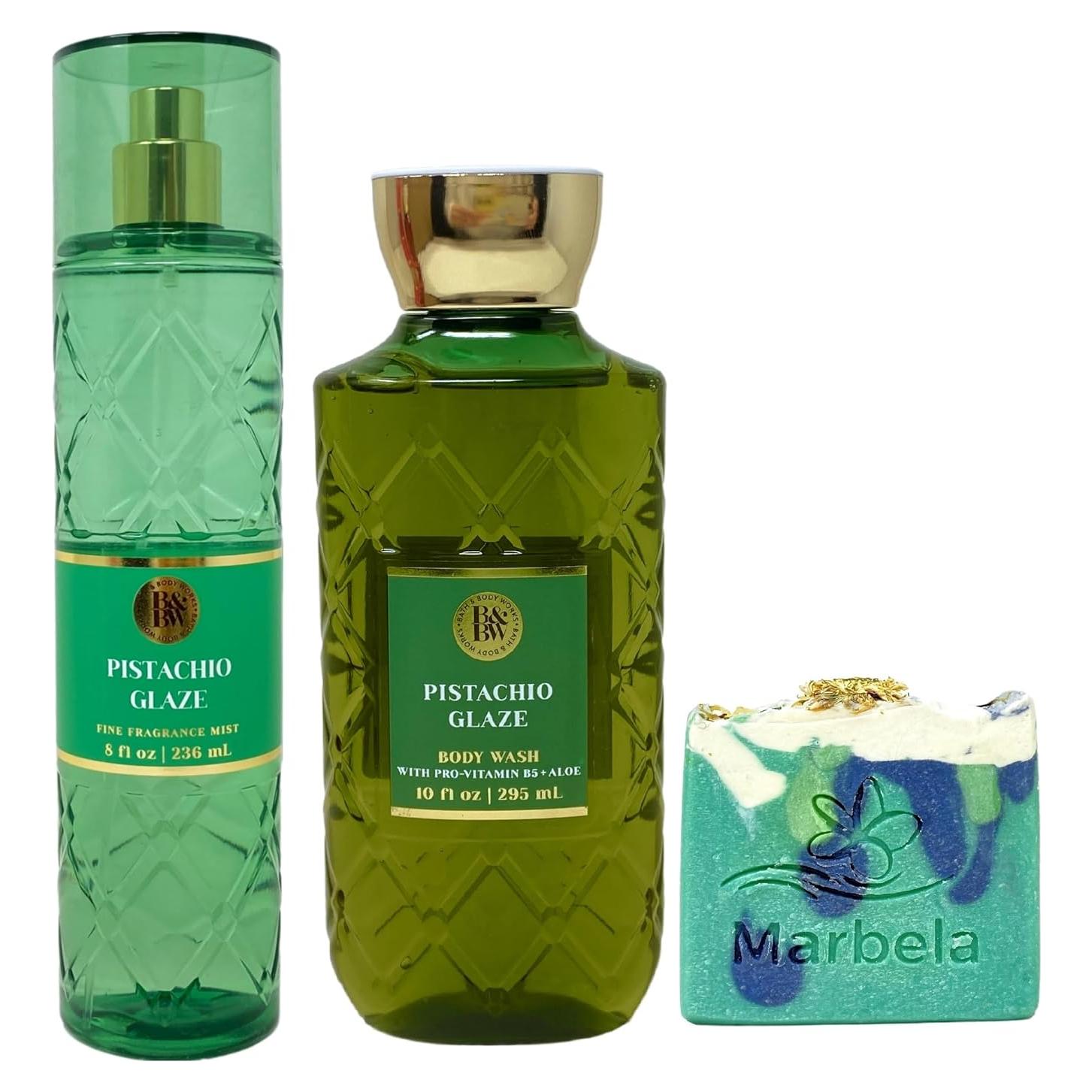 Conjunto de Fragancia y Gel de Ducha Glaseado de Pistacho Bath & Body Works