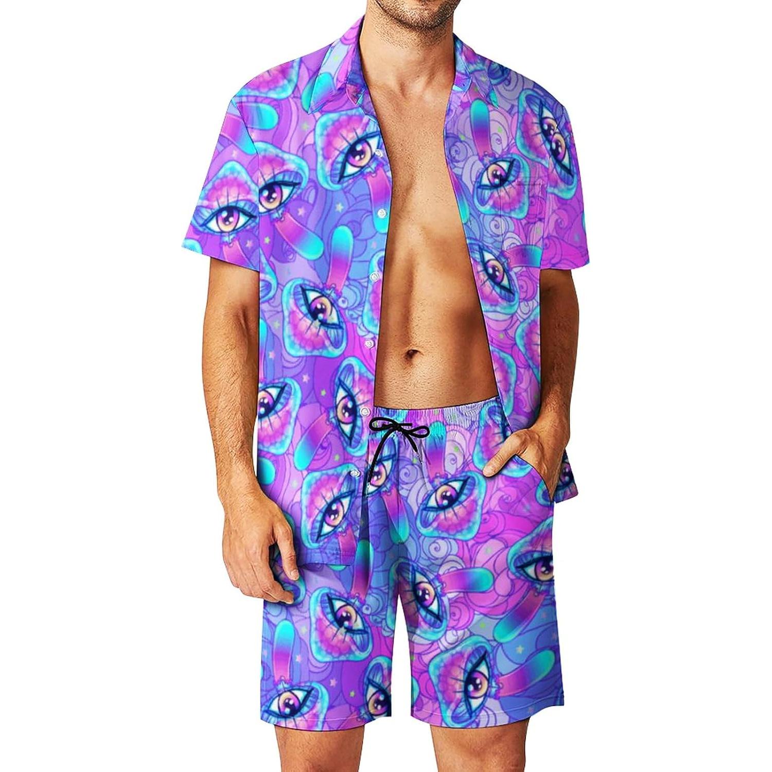 Conjunto de Chándal DOOPCCOR 3 Piezas Hombre Hawaiano