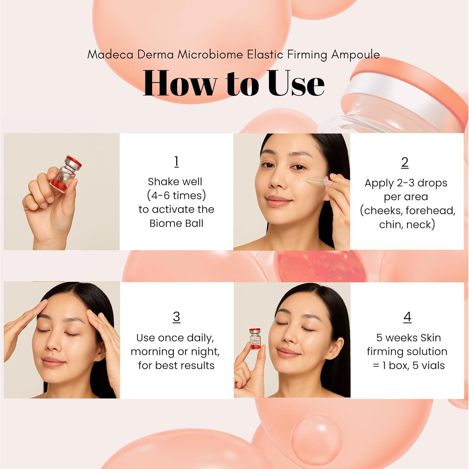 Ampolla Hidratante Madeca Derma 6.8ml x 5 - Cuidado Piel Coreano