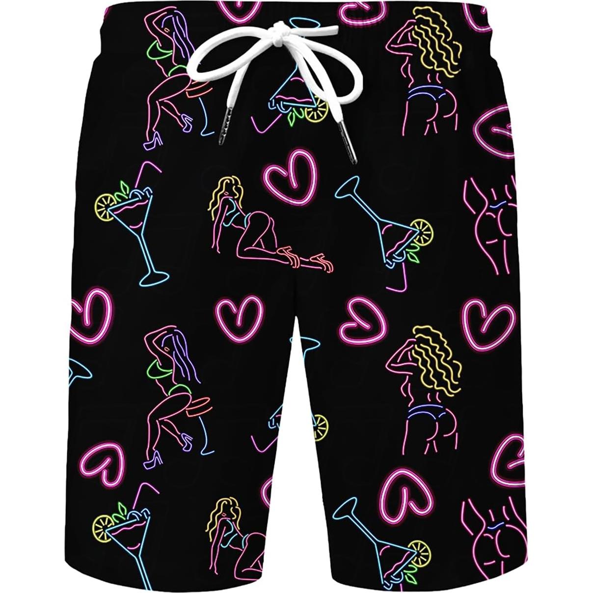 DOOPCCOR Traje Deportivo 3 Piezas Hombre Camisa Hawaiana