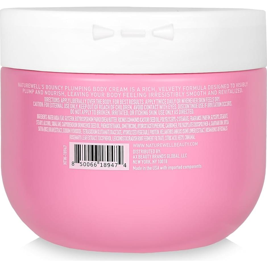 Crema Corporal Voluminizadora Nature Well 340 g - Hidratación Ligera