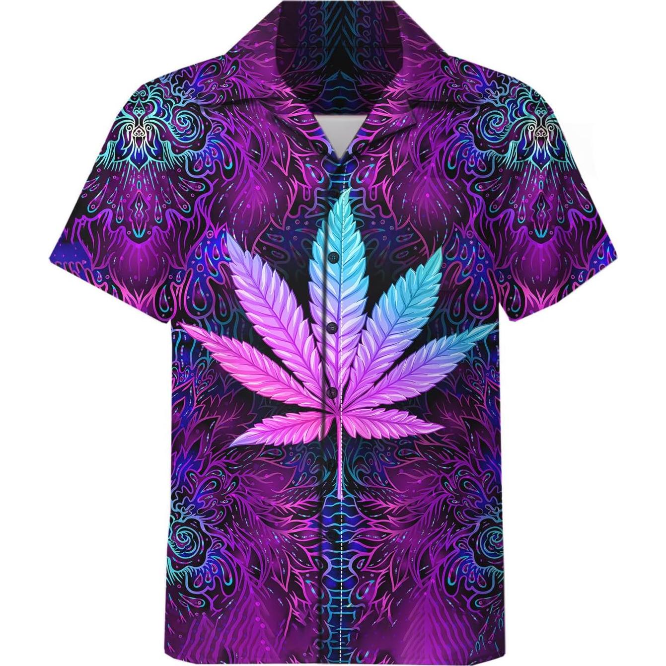 DOOPCCOR Traje Deportivo 3 Piezas Hombre Hawaiano Verano