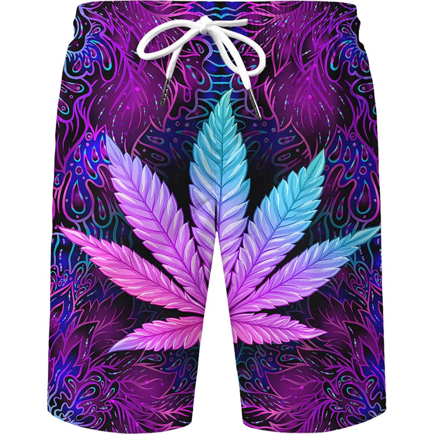 DOOPCCOR Traje Deportivo 3 Piezas Hombre Hawaiano Verano