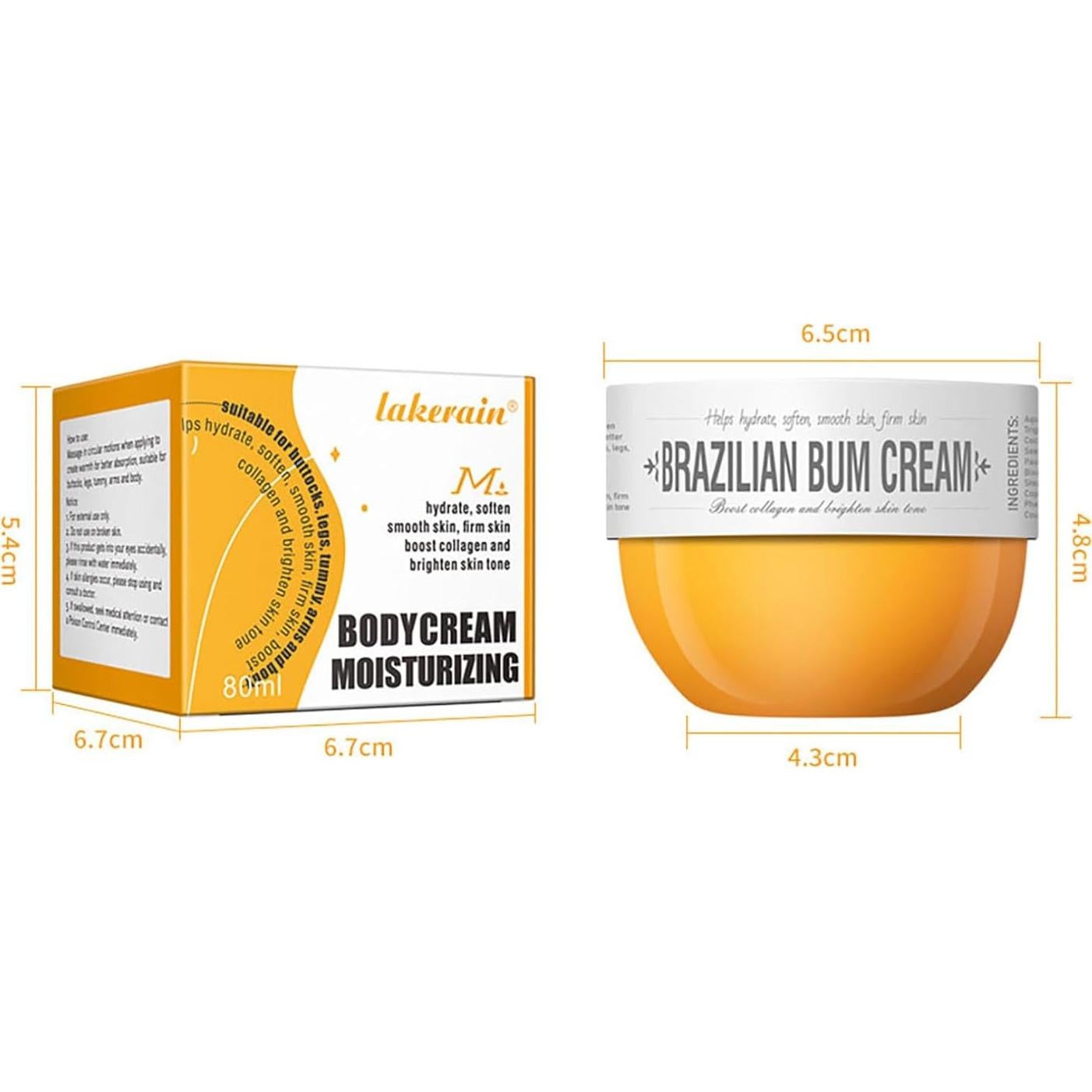 Crema Corporal Reafirmante FEESHOW 3 Piezas Vainilla Pistacho