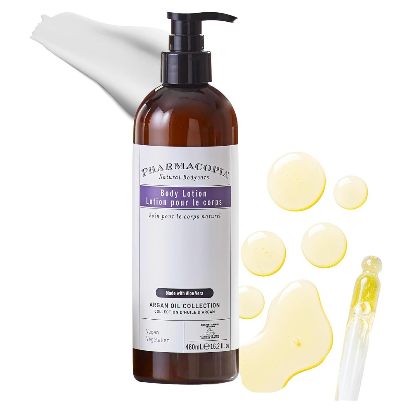 Loción Corporal de Aceite de Argán Pharmacopia 458 ml Vegana