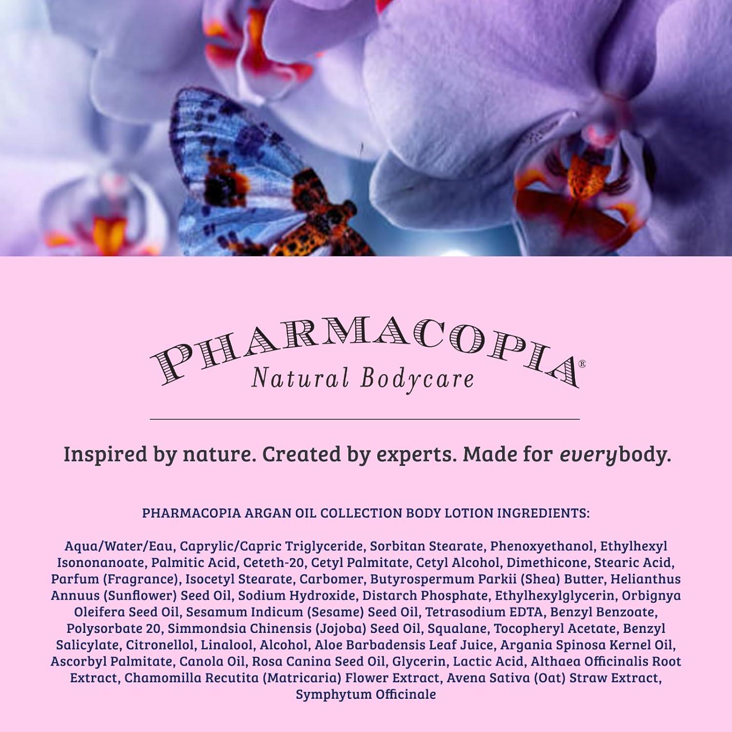 Loción Corporal de Aceite de Argán Pharmacopia 458 ml Vegana