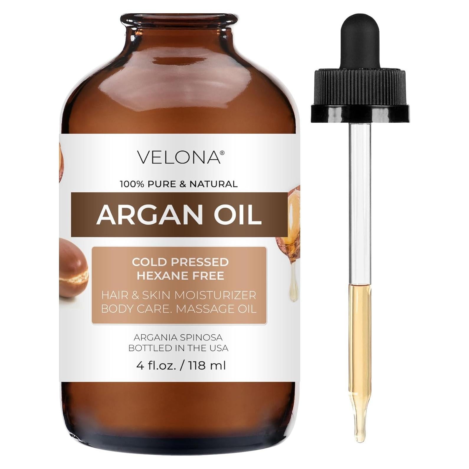 Aceite de Argán Velona 118 ml 100% Puro y Natural
