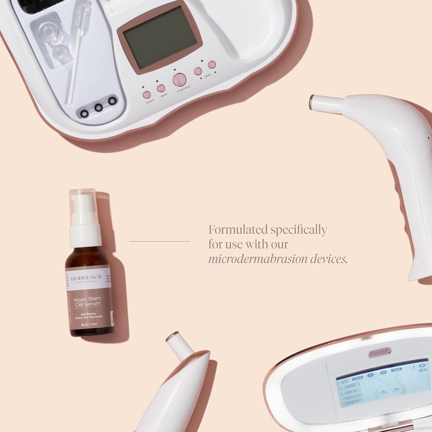 Suero Facial Antienvejecimiento Trophy Skin 30 mL - Hidratante con Ácido Hialurónico y Aceite de Argán