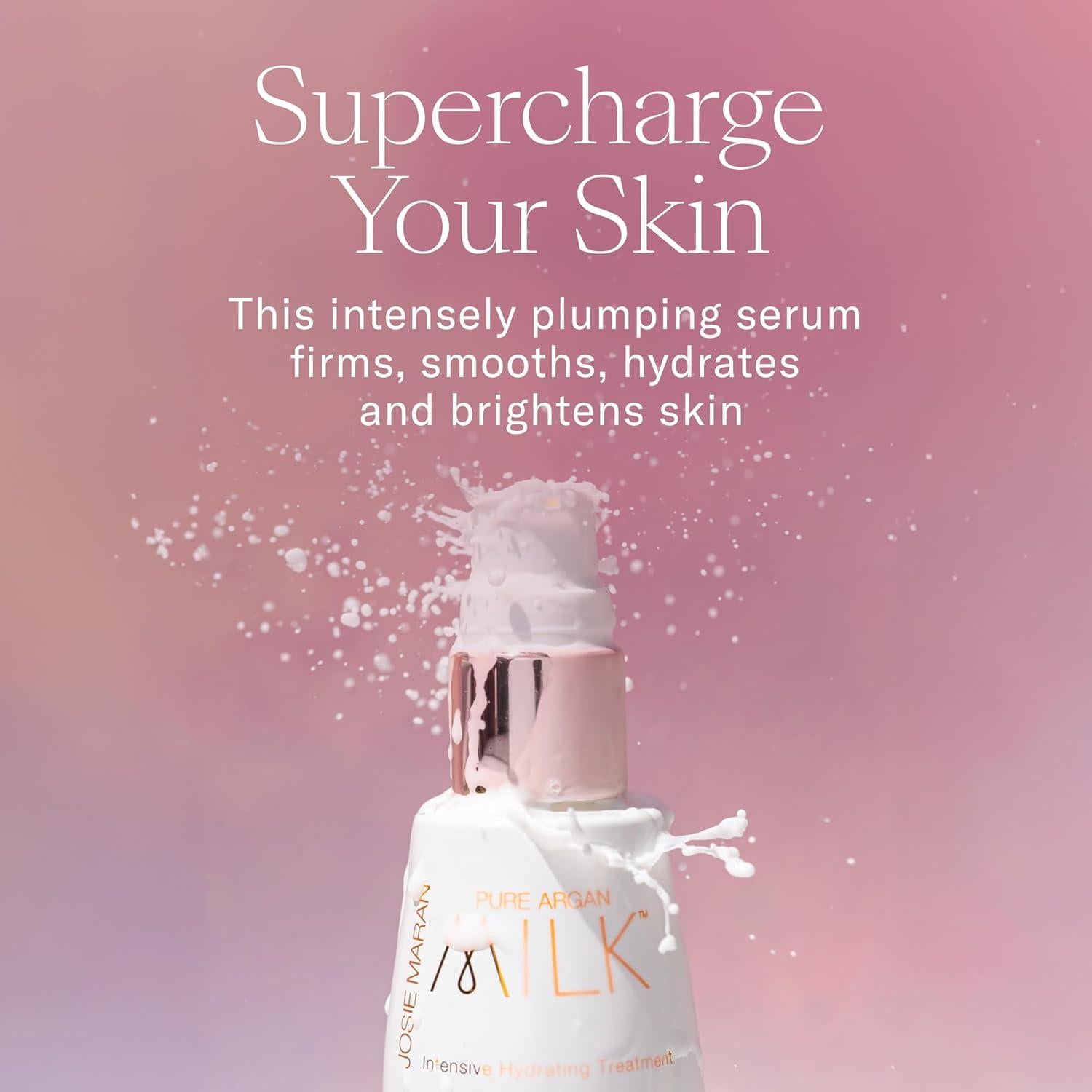 Suero Facial Antienvejecimiento Josie Maran 29.57 ml - Leche de Argán Pura