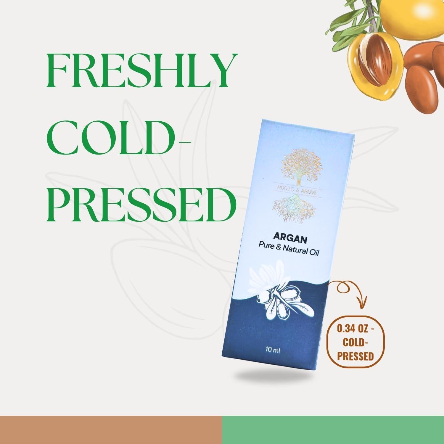 Aceite Esencial de Argán Puro Roots & Above 10 ml - Hidratante