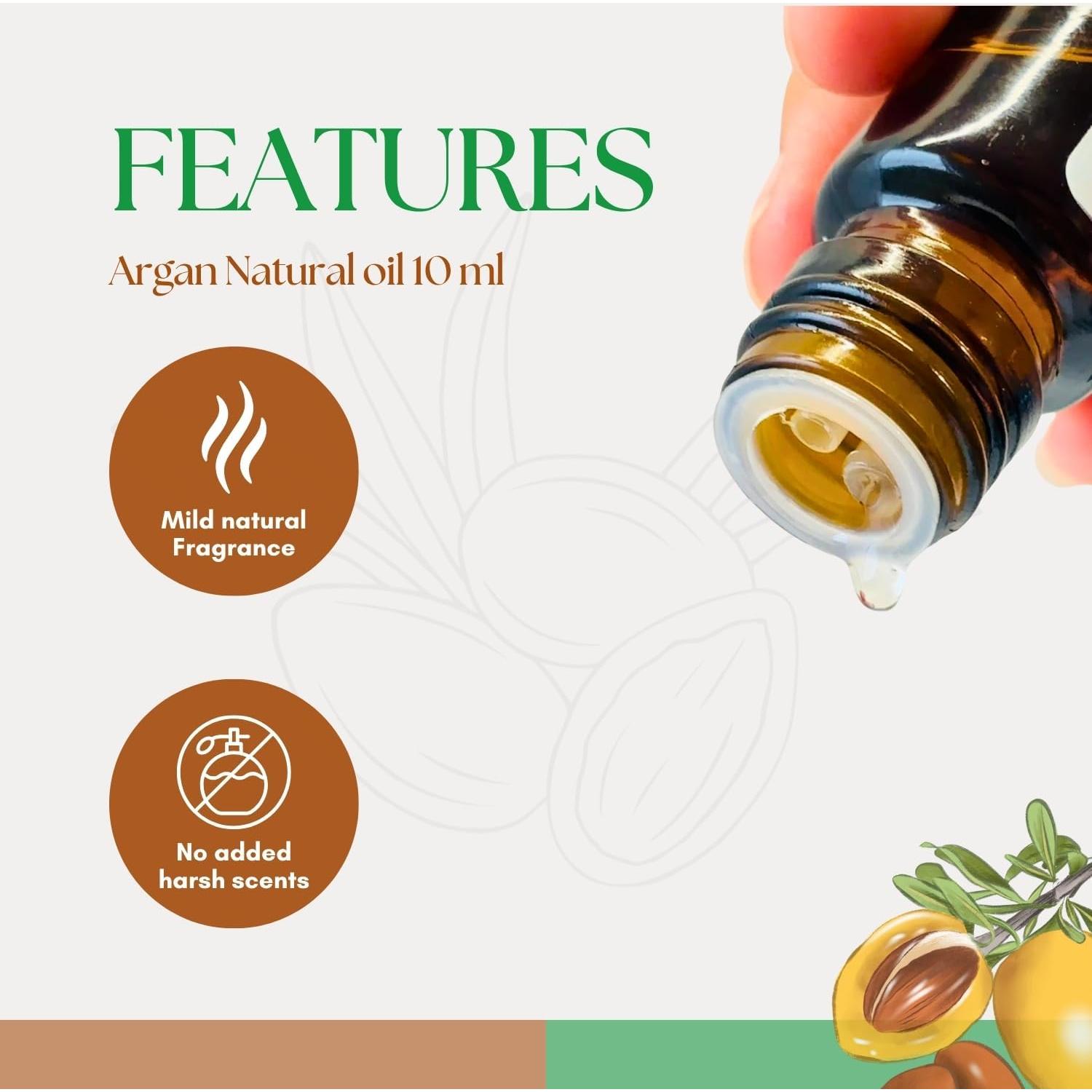 Aceite Esencial de Argán Puro Roots & Above 10 ml - Hidratante