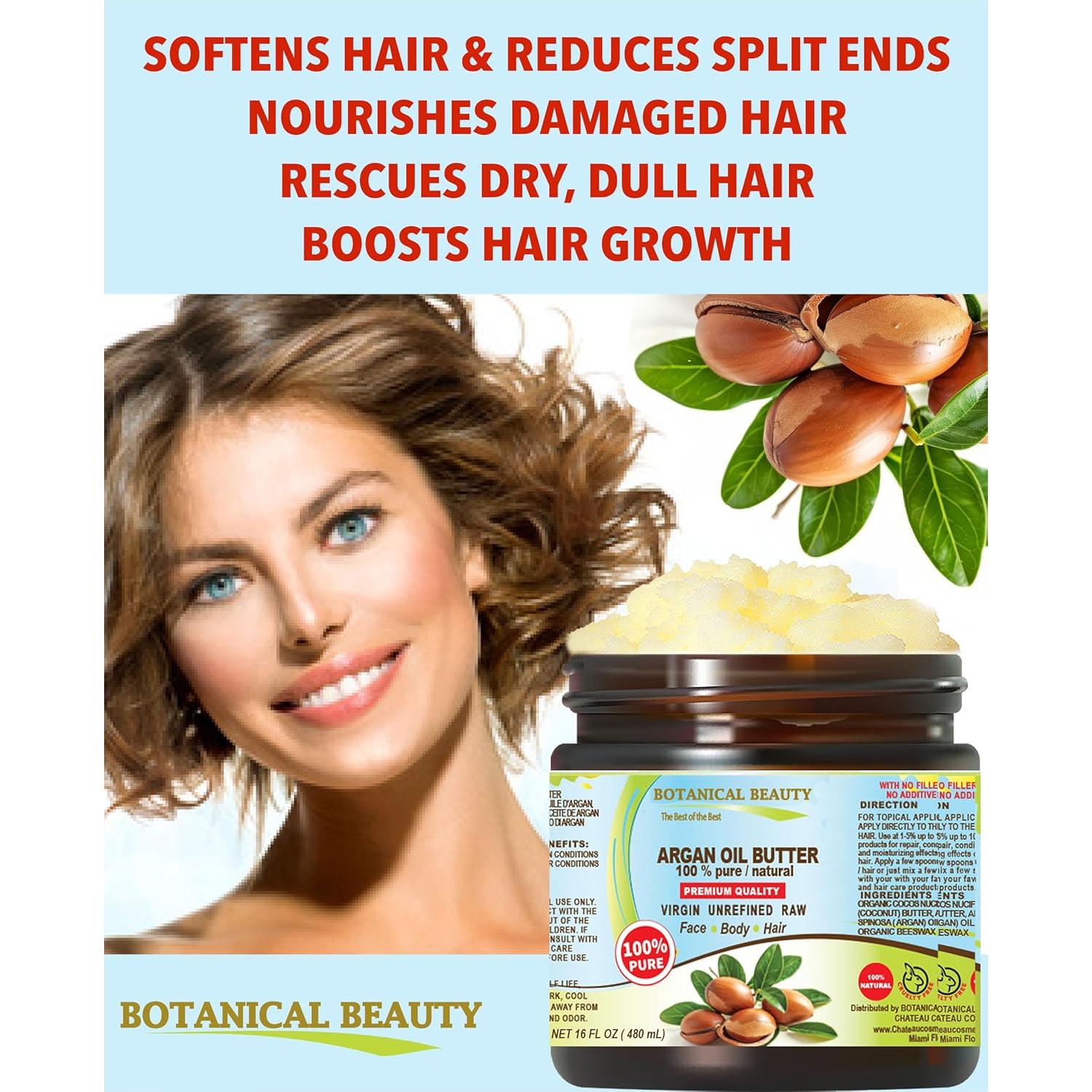 Mantequilla de Aceite de Argán Pura Natural 118 ml - Chateau Cosmetics