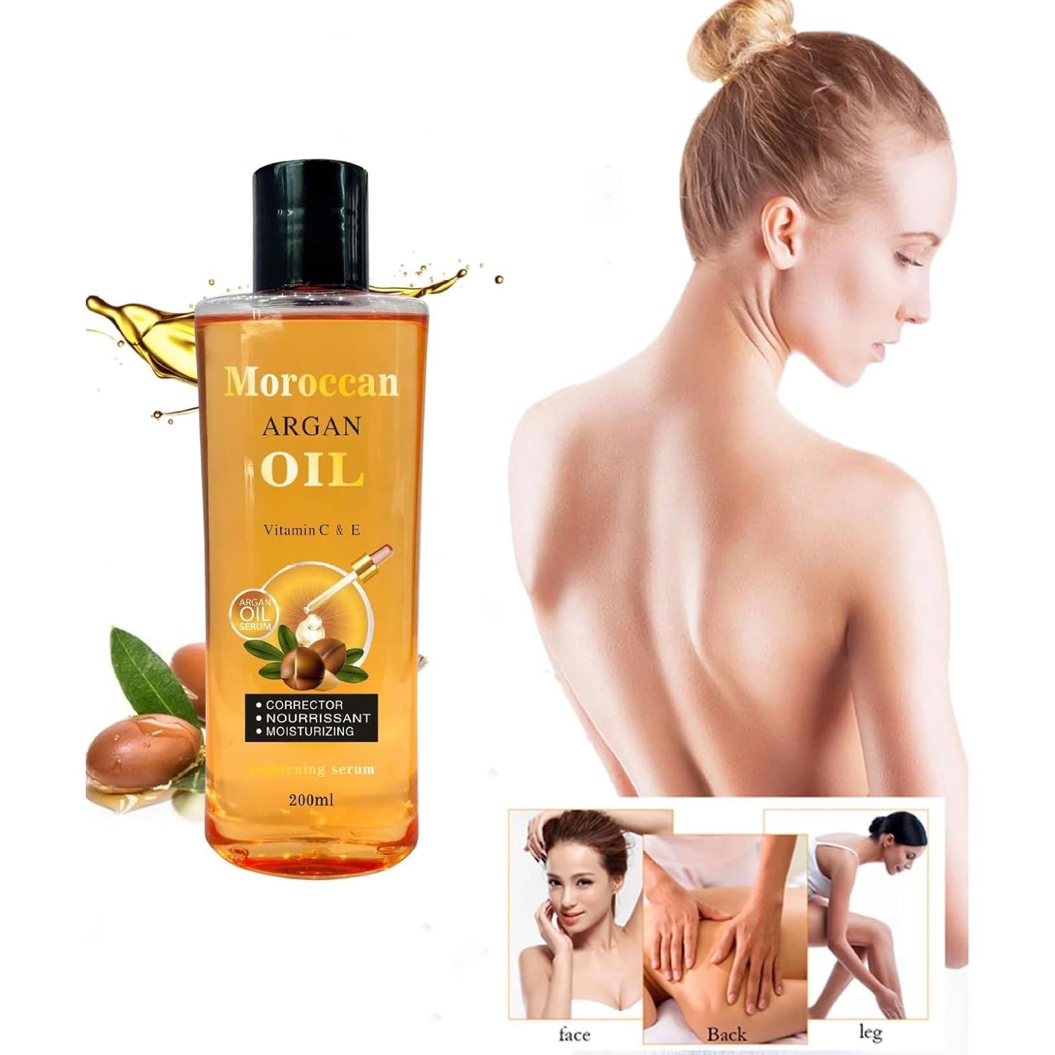 Aceite de Argán Puro 200ml - Hidratante Antienvejecimiento