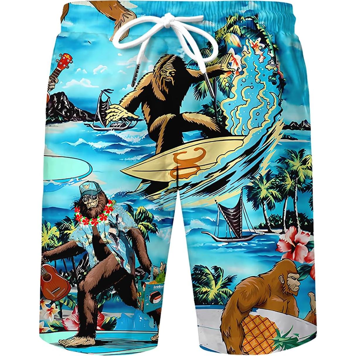 Conjunto de Chándal DOOPCCOR 3 Piezas Hombre Hawaiano