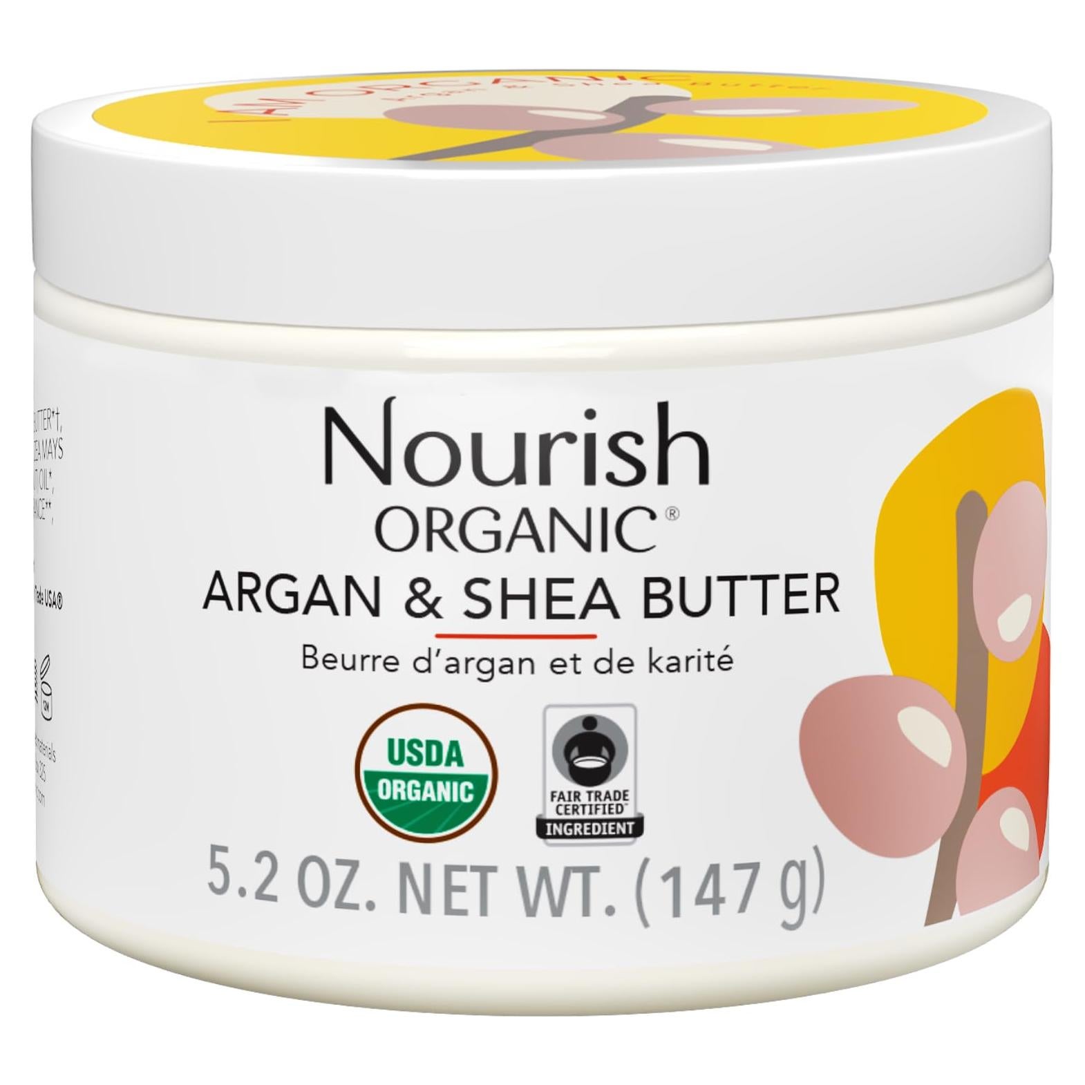 Manteca Corporal Hidratante Nourish Organic 147 g - Vainilla y Coco
