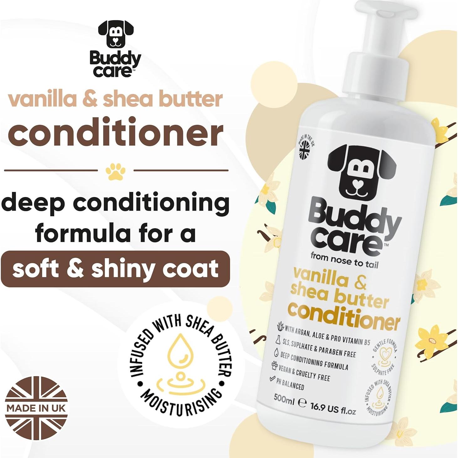 Acondicionador para Perros Buddycare 478ml Vainilla y Karité