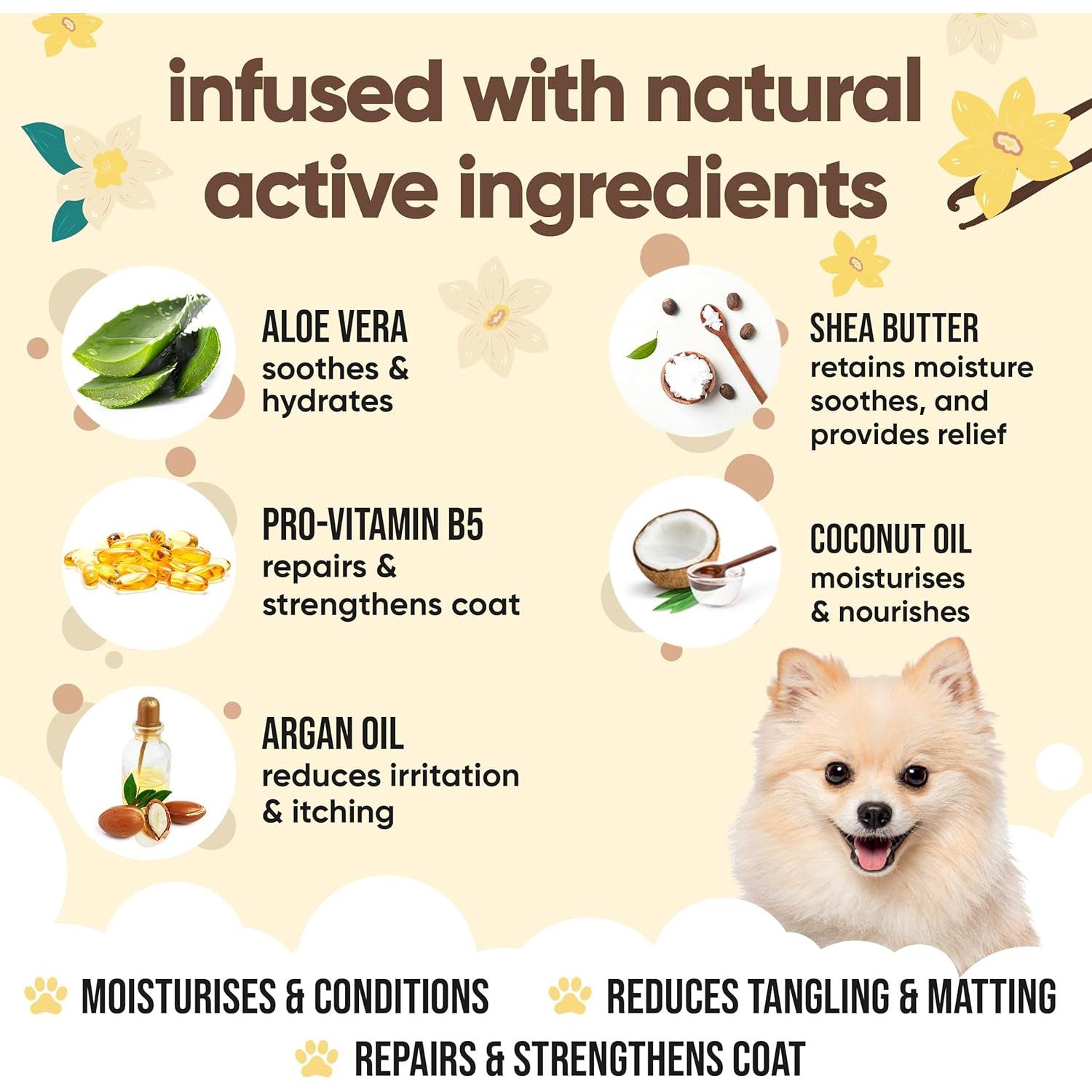 Acondicionador para Perros Buddycare 478ml Vainilla y Karité