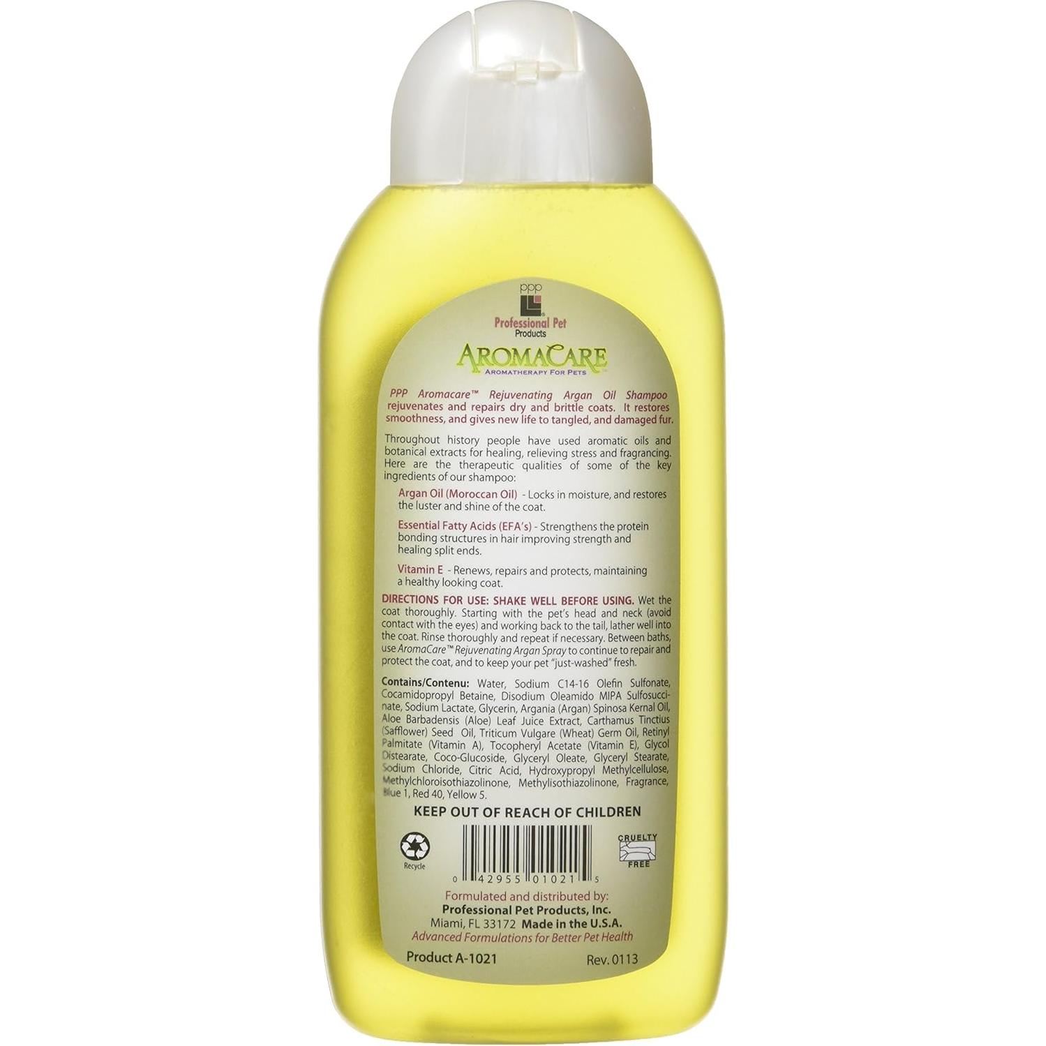 Champú Rejuvenecedor de Argán PPP para Perros 400 ml - Brillo y Suavidad